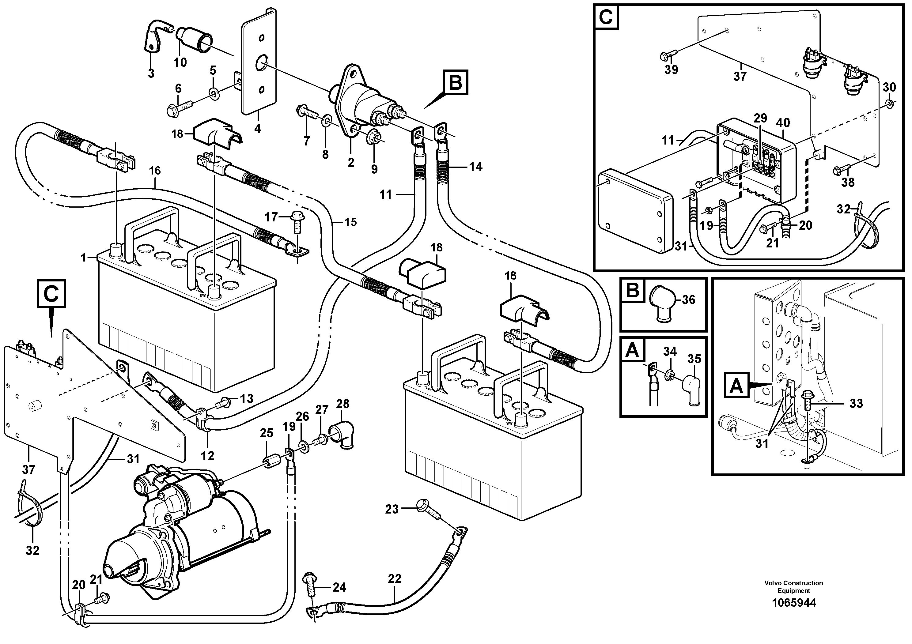Brush Bearing VOE11171298 VOLVO