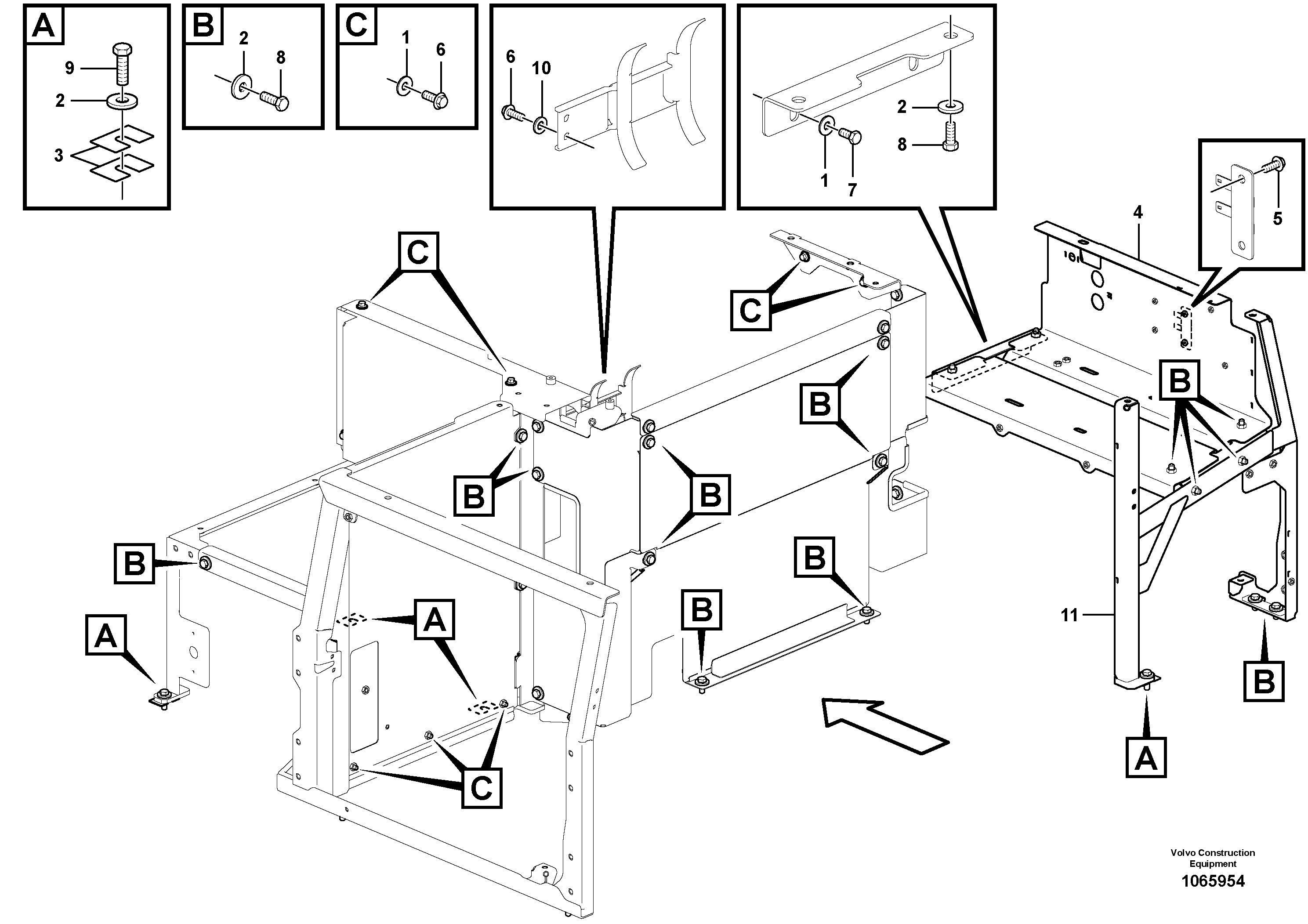 Rec.housing VOE14643067 VOLVO