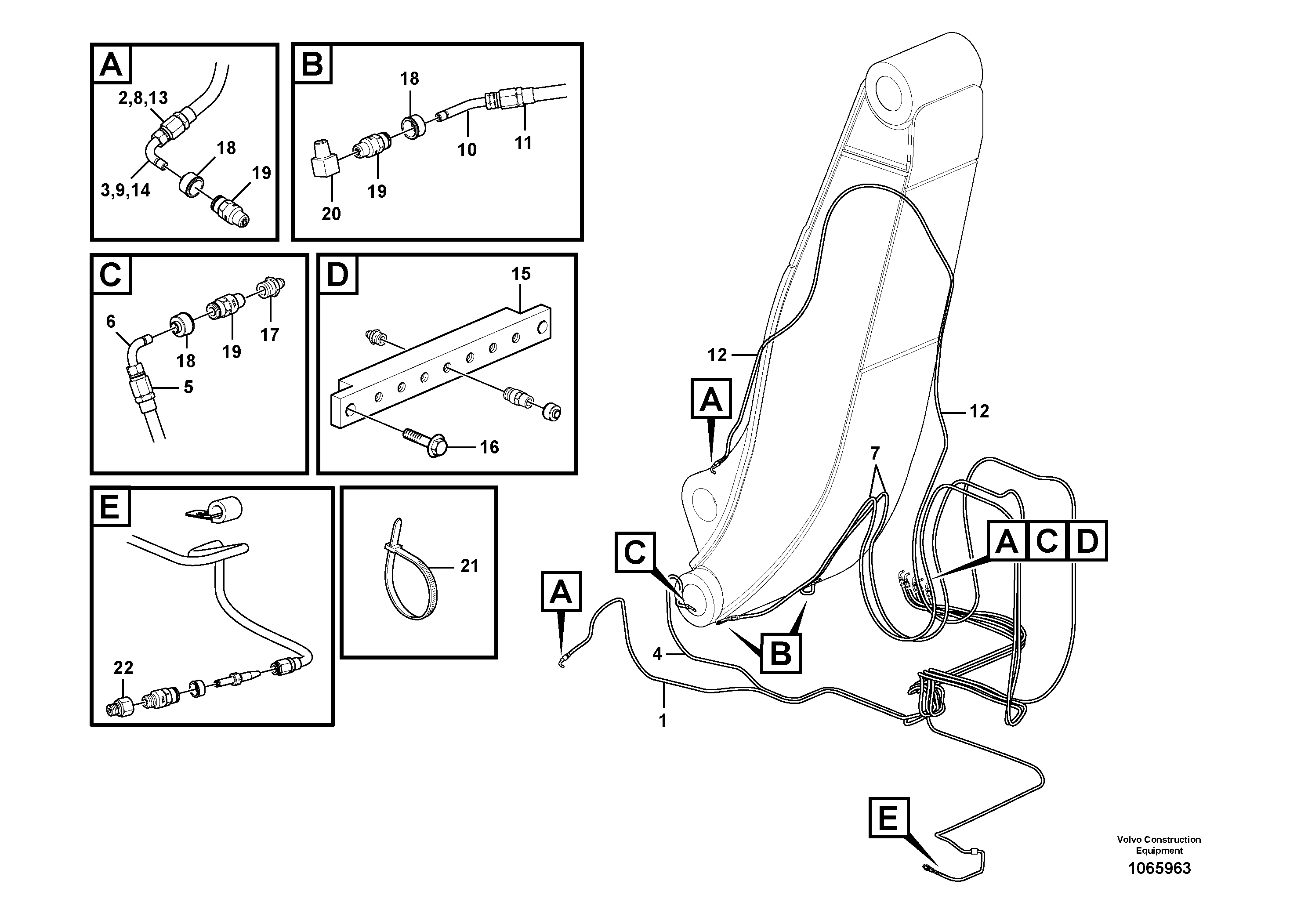 Hose VOE14585702 VOLVO