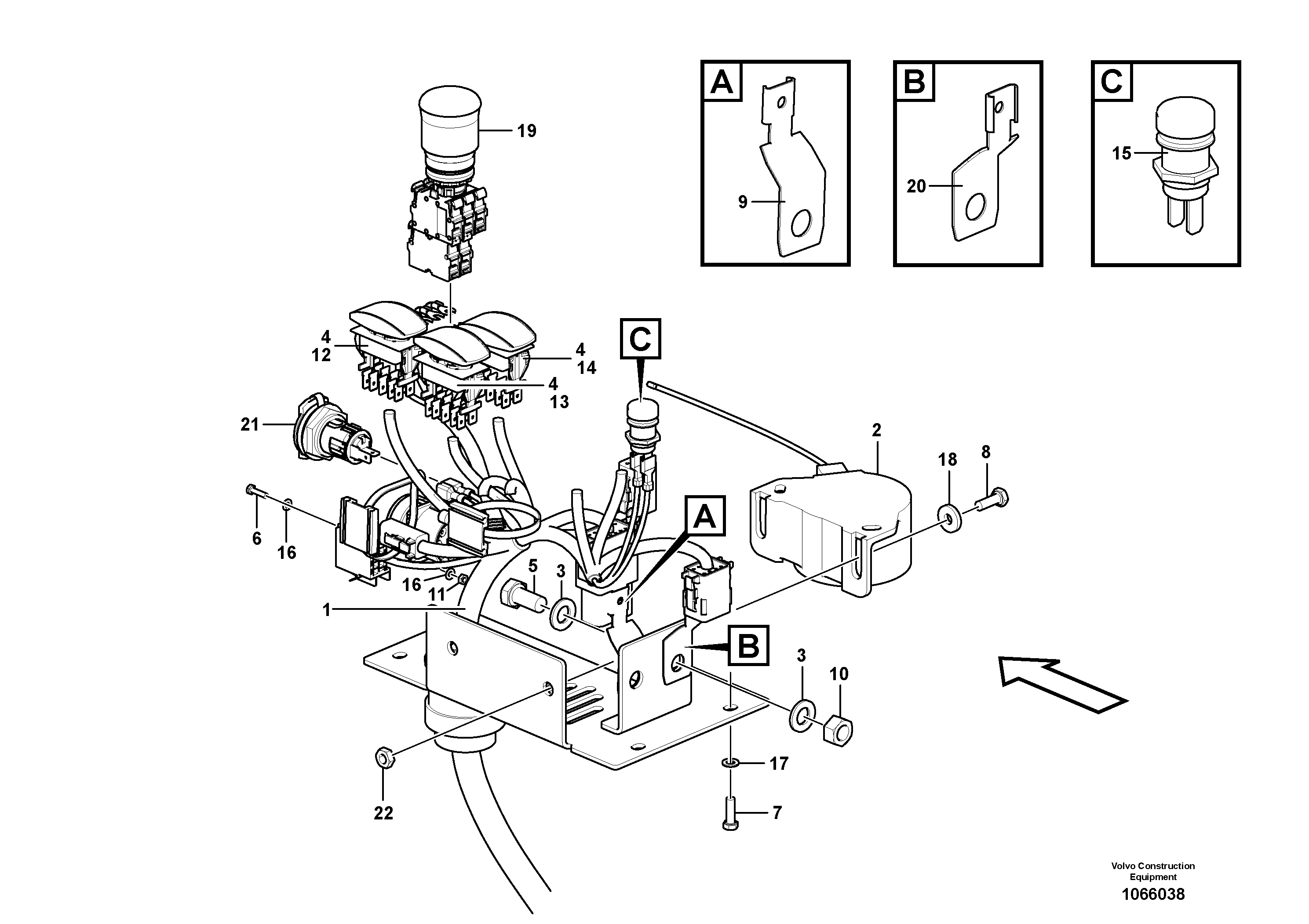 Relay, loud tone horn VOE12780321 VOLVO