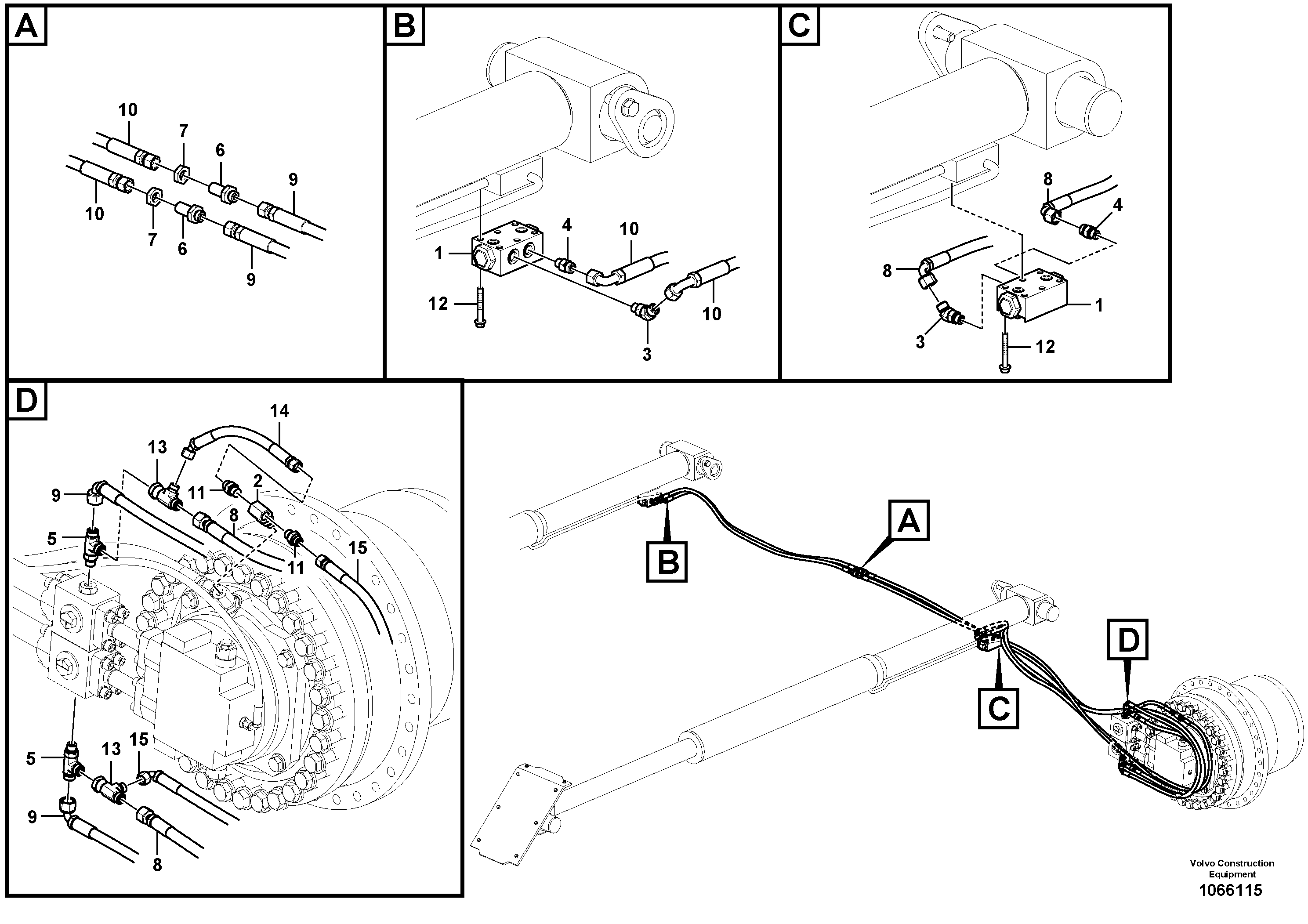Timing gear casing VOE15108817 VOLVO