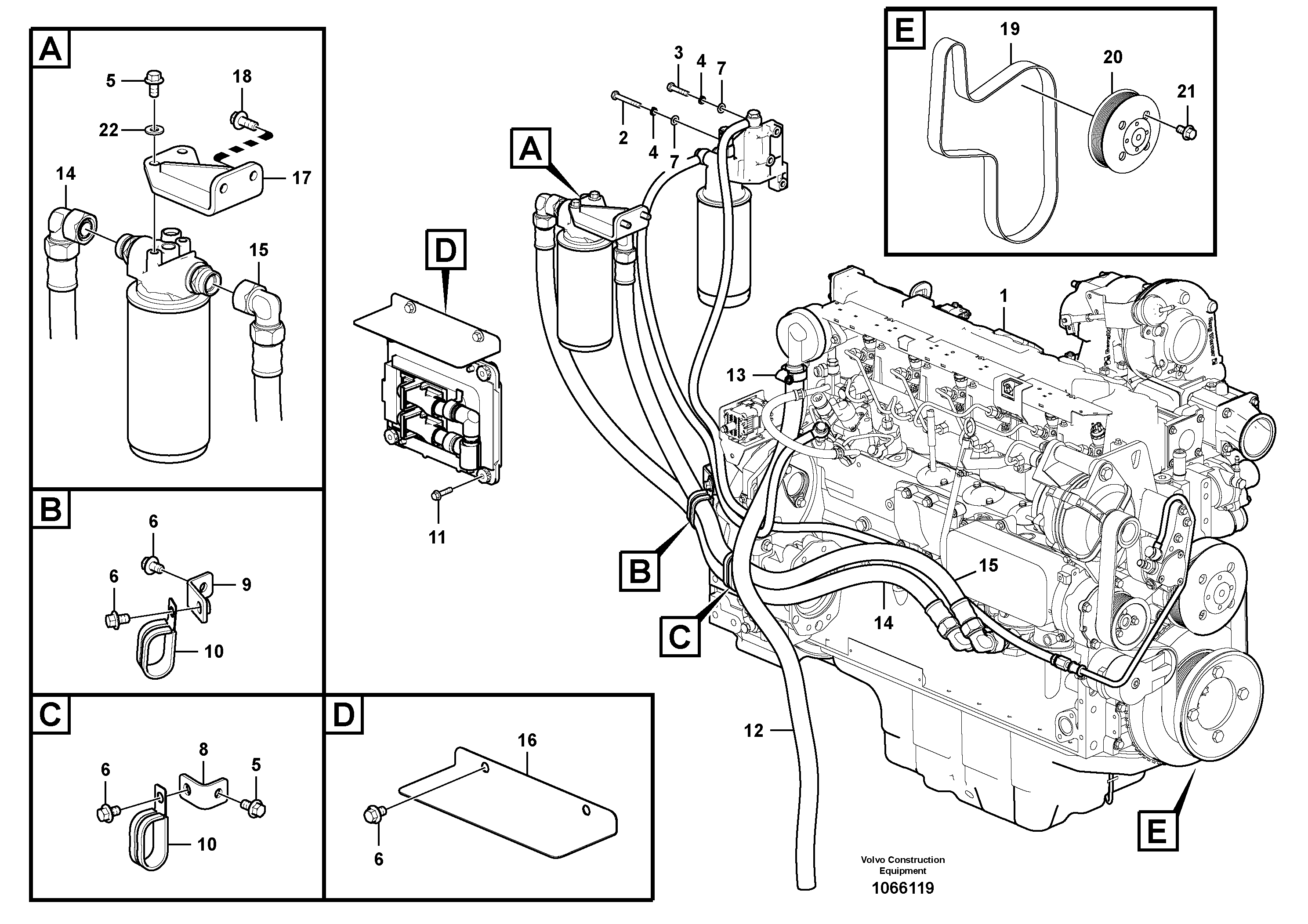 Hose VOE14647697 VOLVO