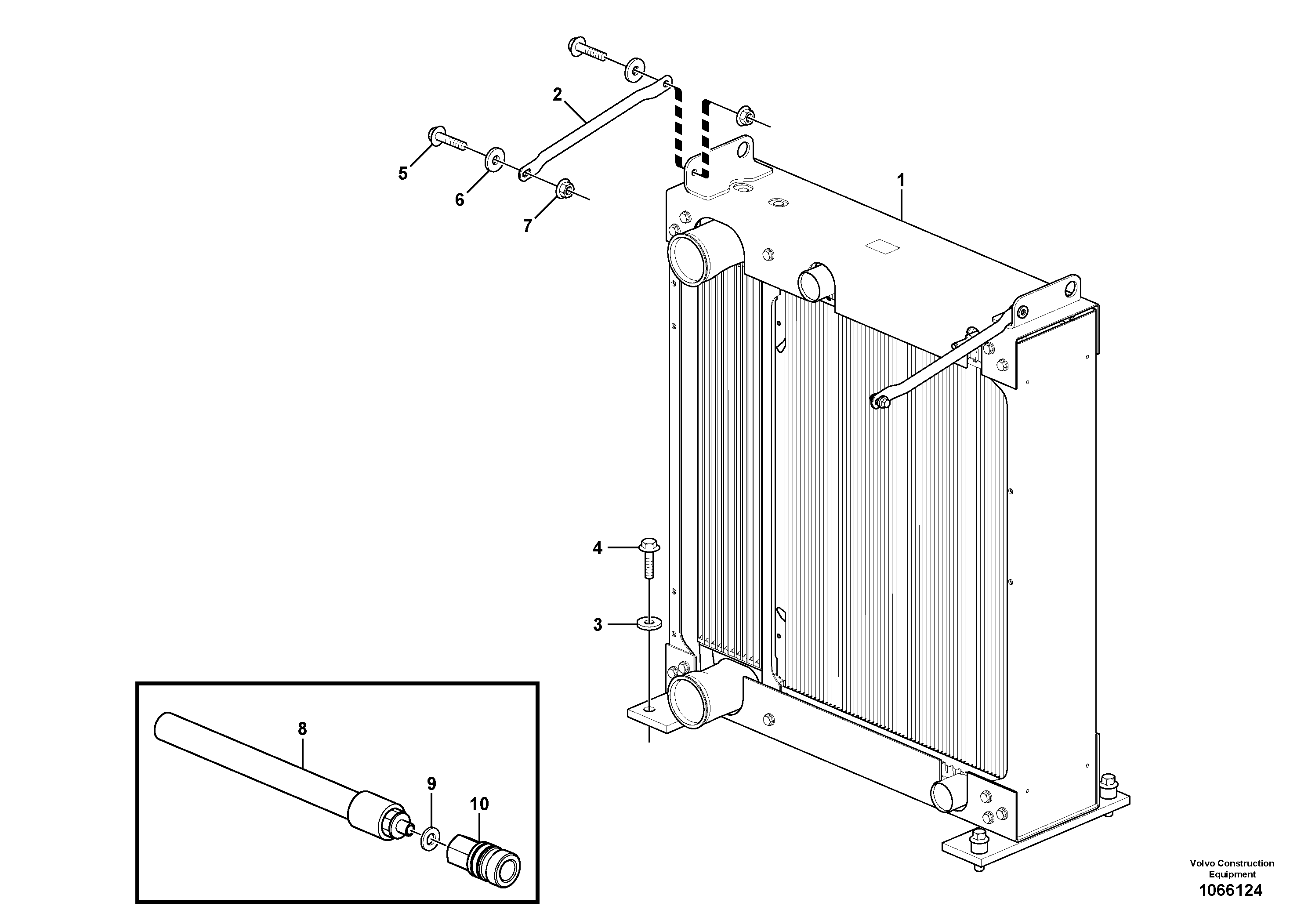 Upper Wiper VOE15161390 VOLVO