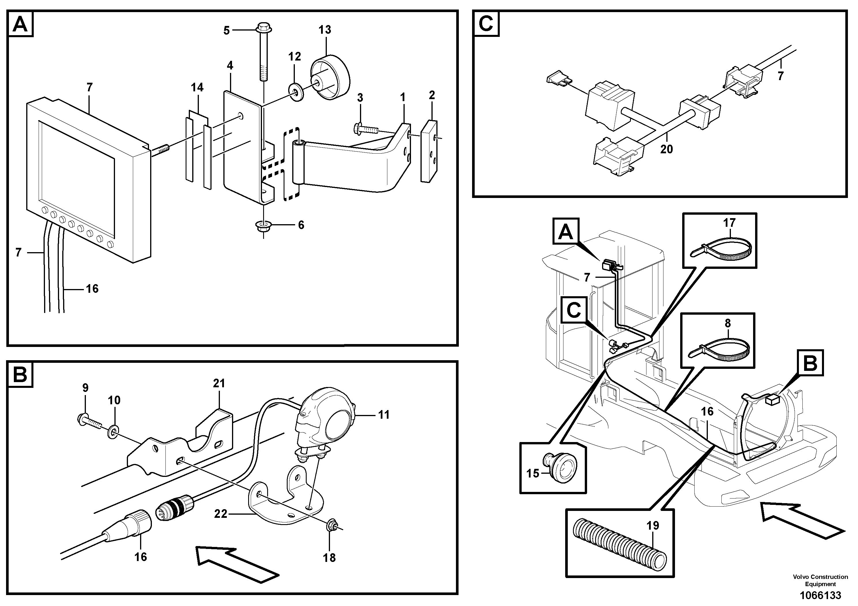 Seat frame VOE16817514 VOLVO