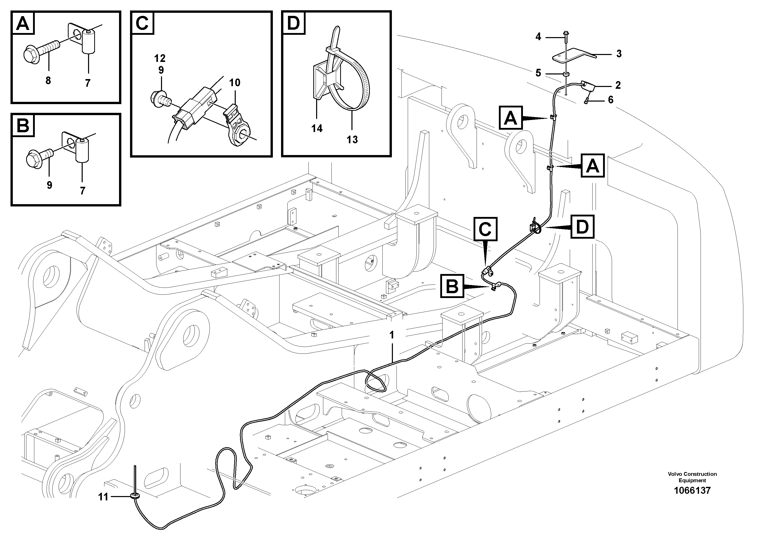 Support Leg RM/VOE14646251 VOLVO