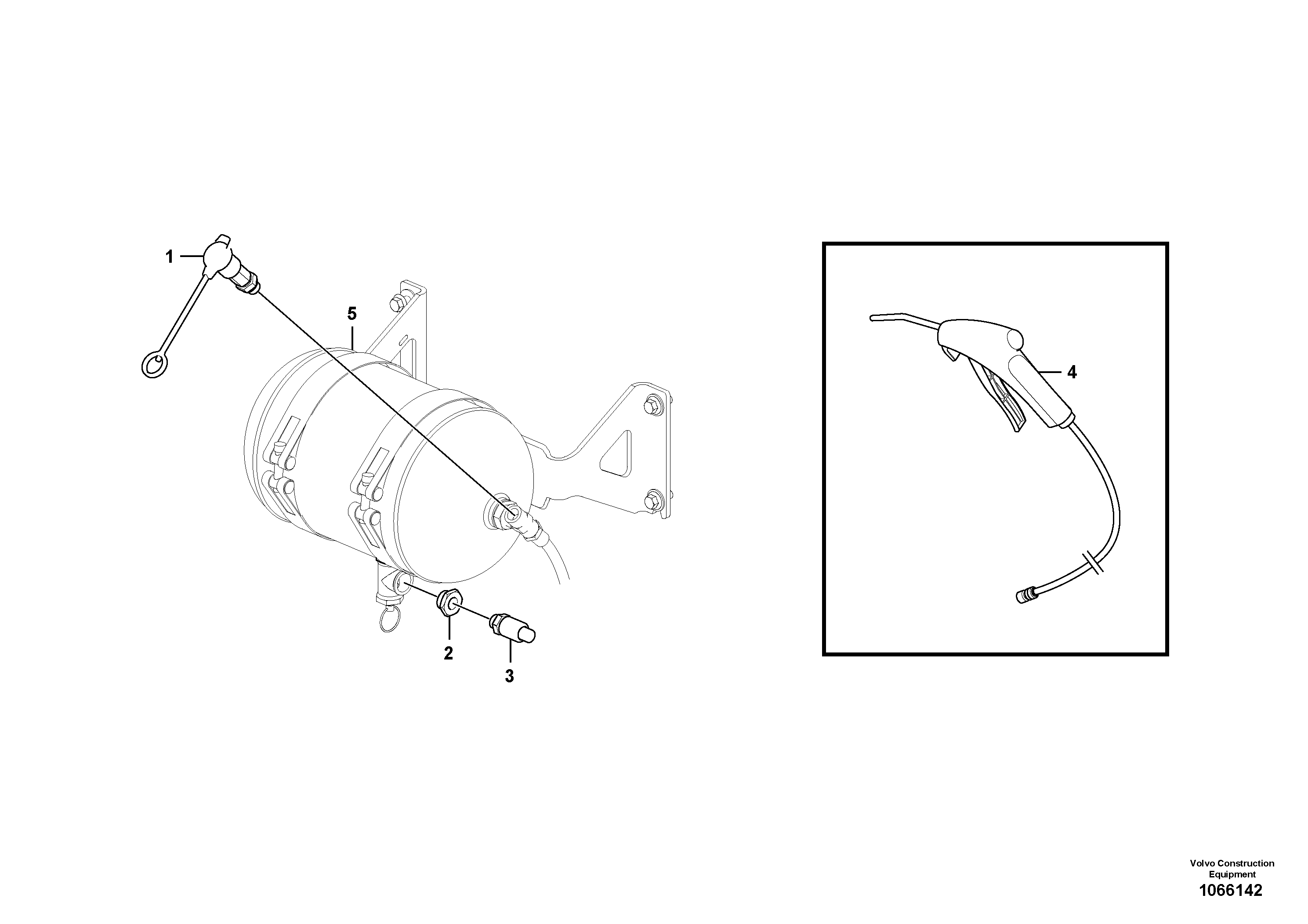 Тормозной шланг VOE16834967 VOLVO