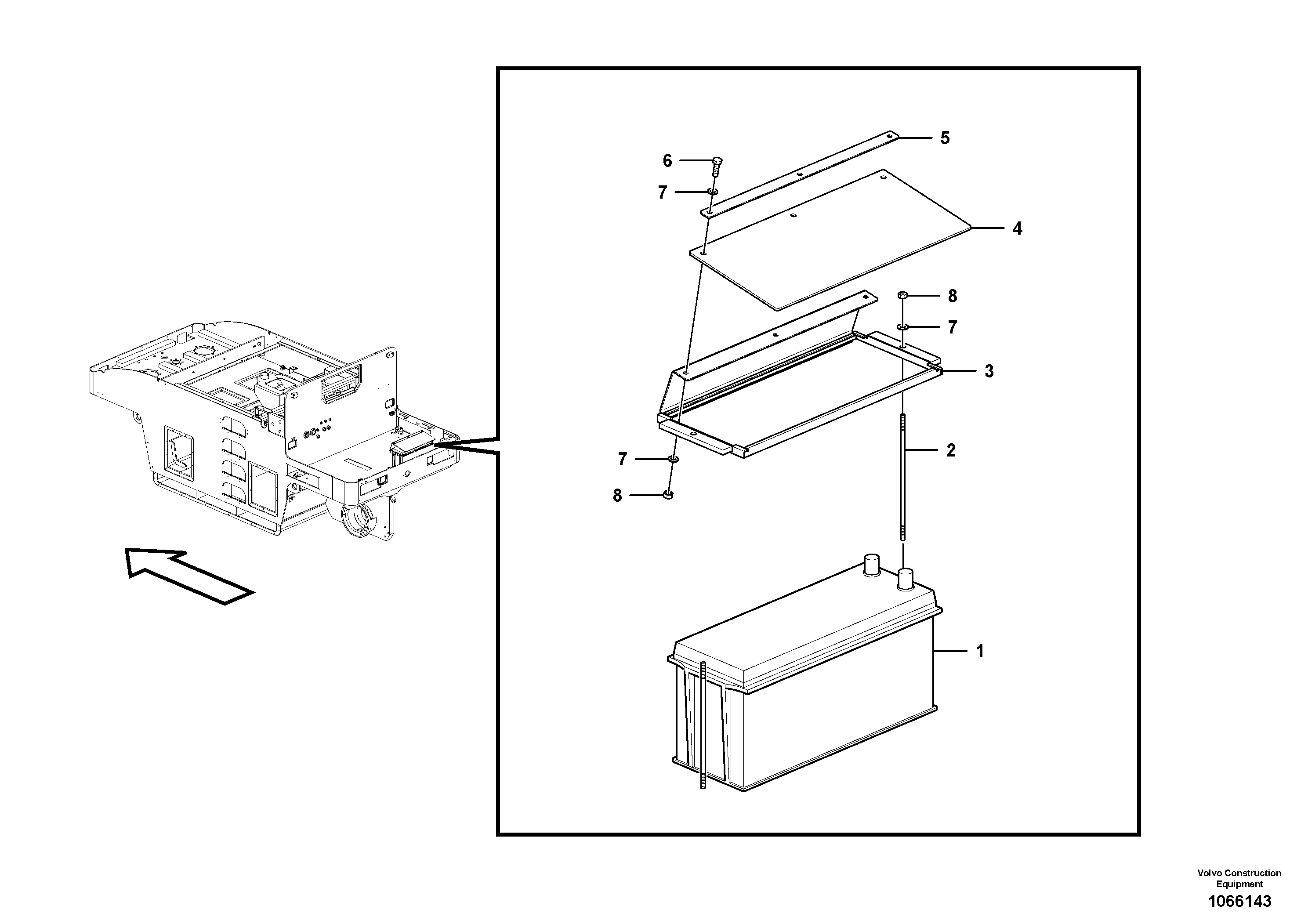 Hexagon screw RM35322253 VOLVO