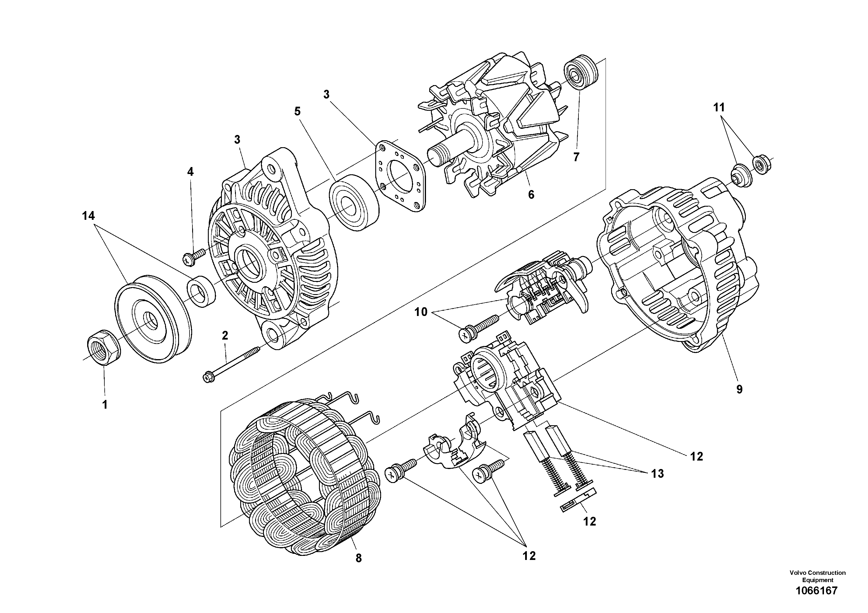 Cap Nut VOE16670760 VOLVO