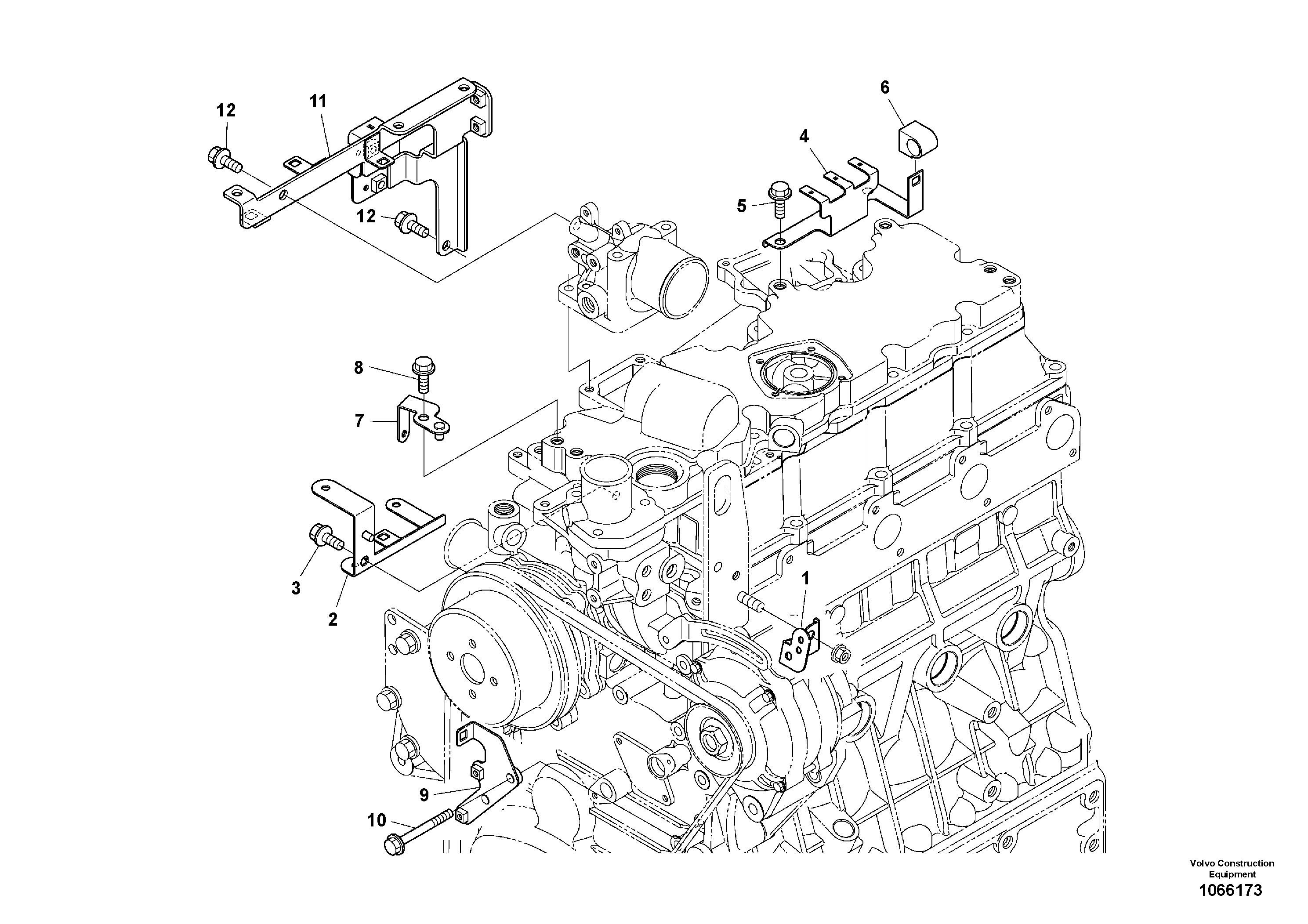 Seat frame VOE16671749 VOLVO