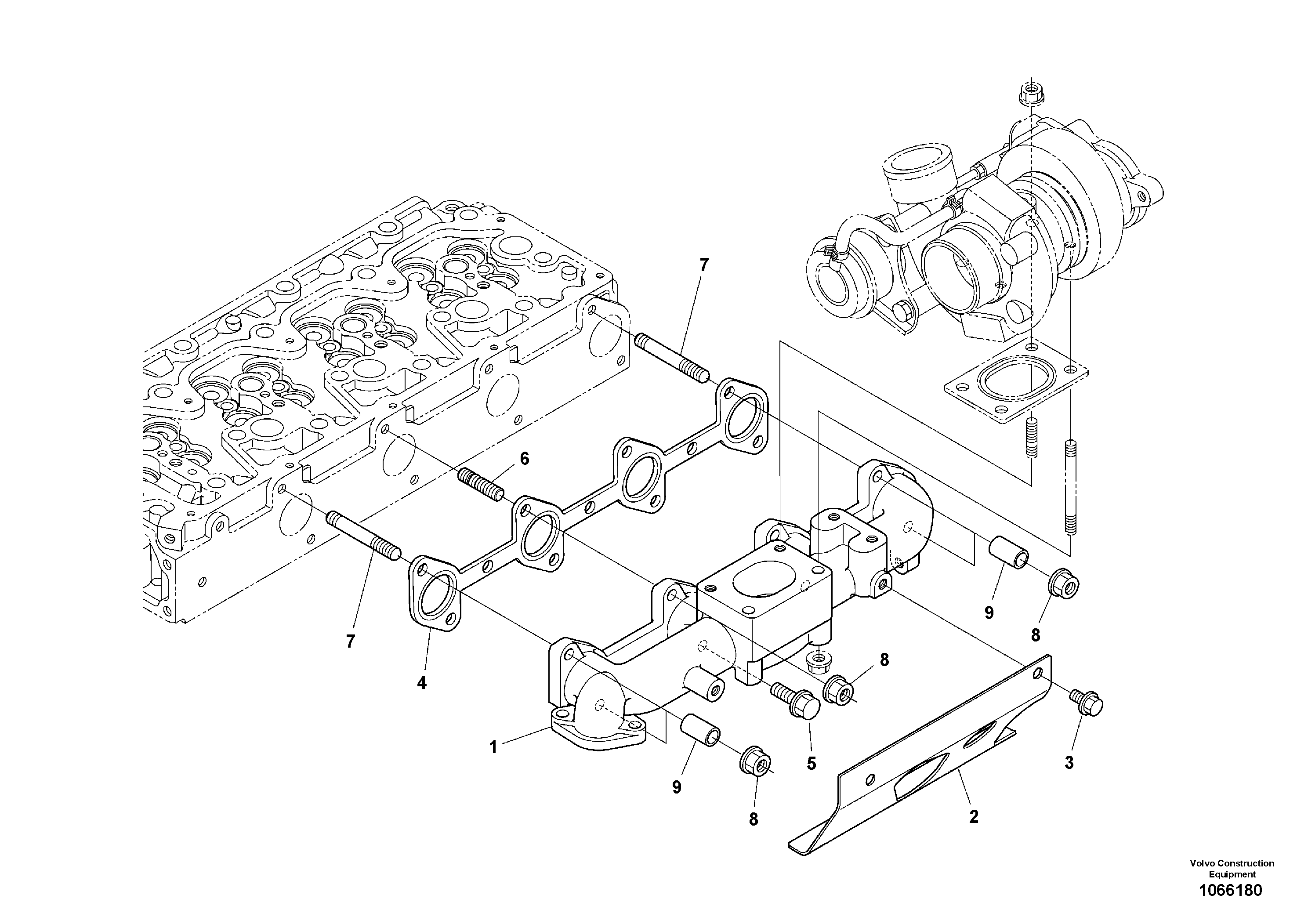 Маслоотражающее кольцо VOE22653100 VOLVO