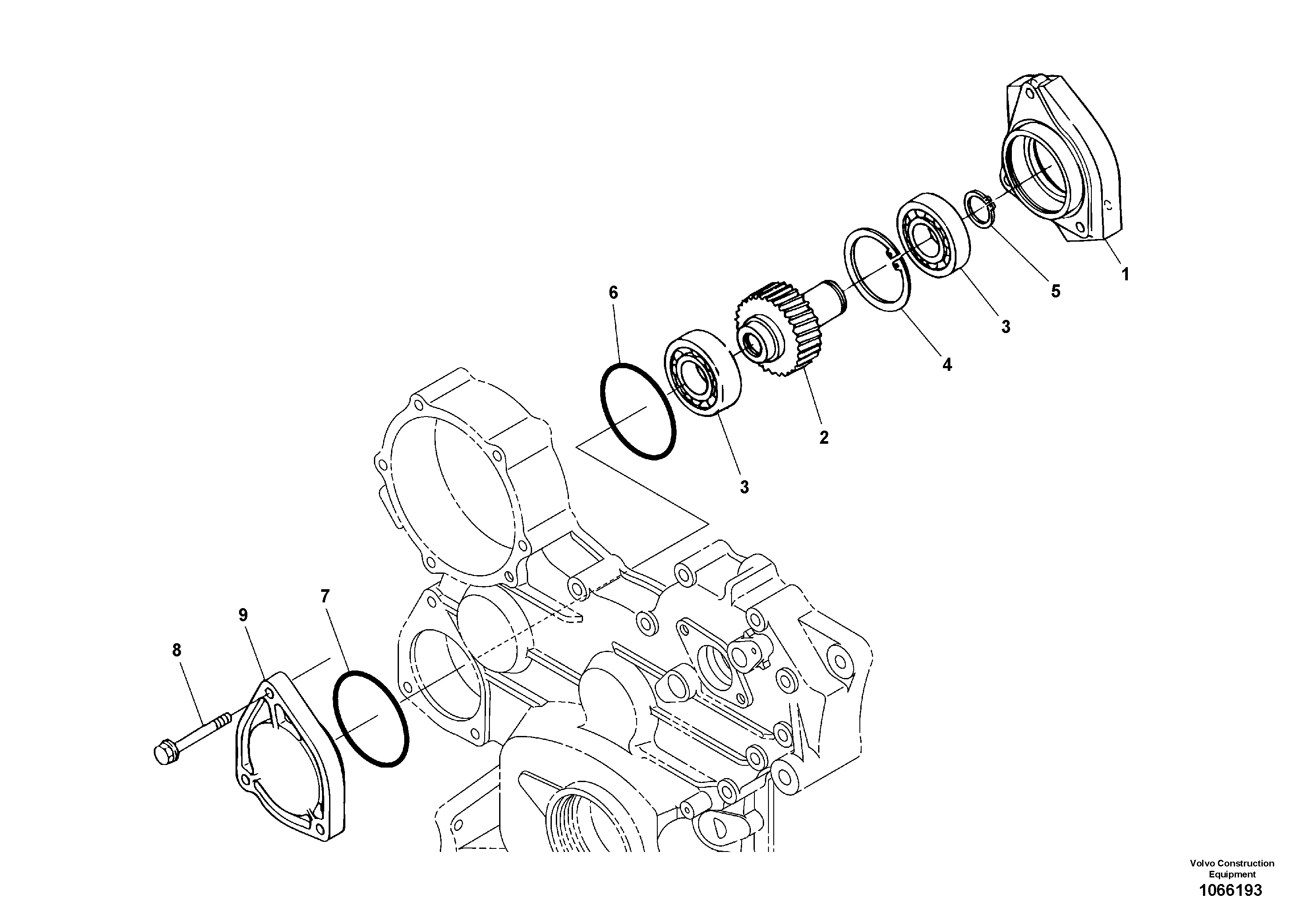 Скользящий зуб VOE16671597 VOLVO