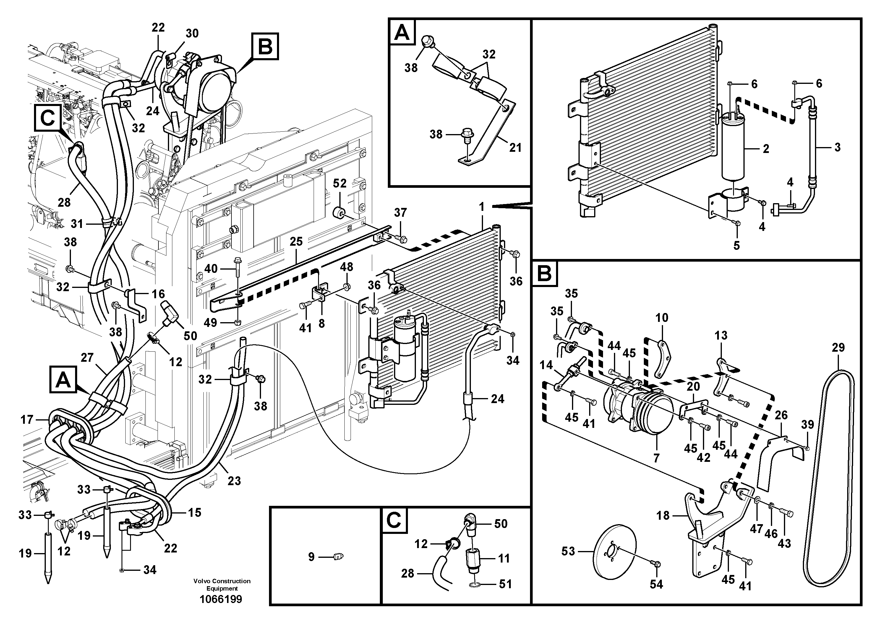 V-belt VOE14881275 VOLVO