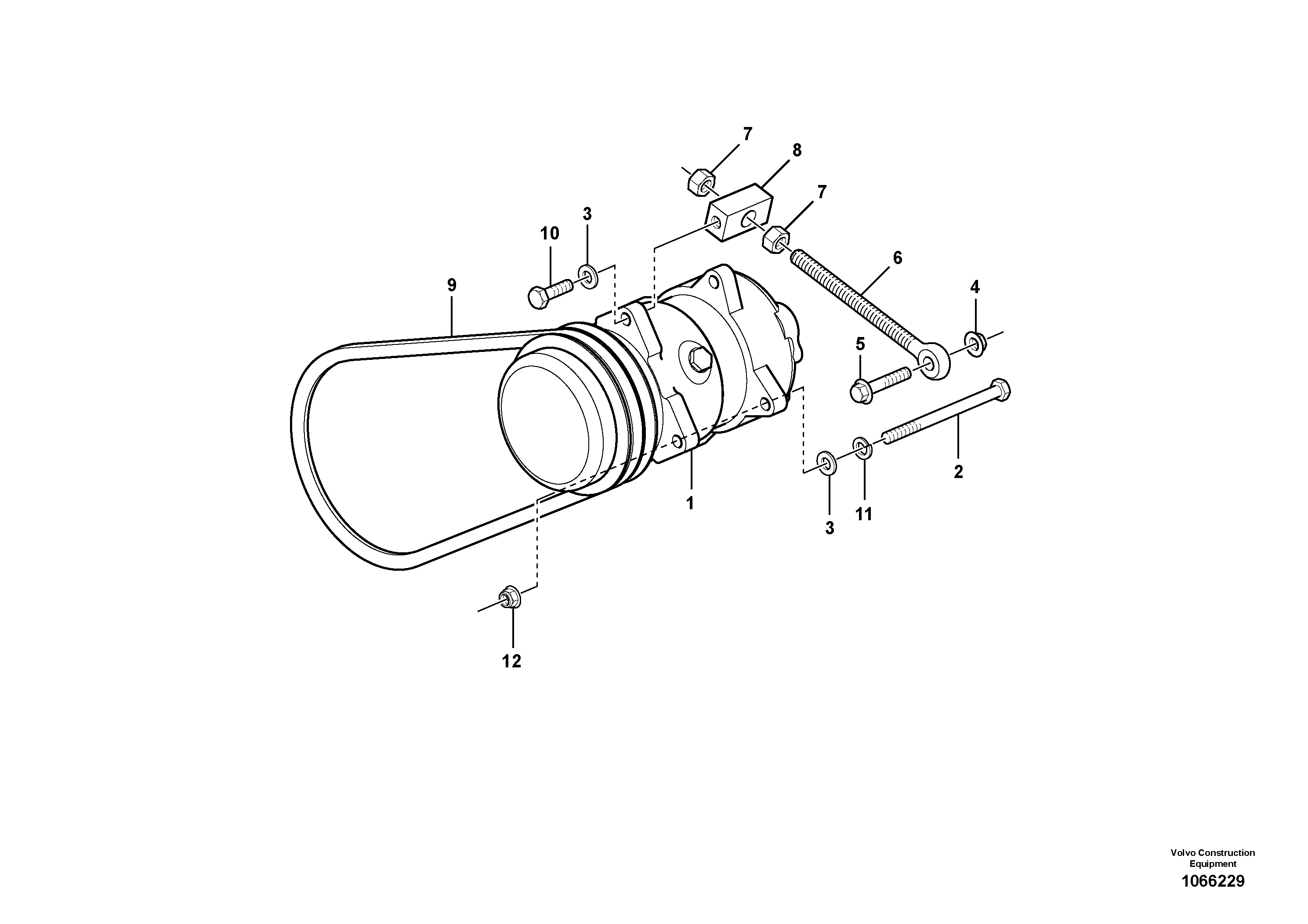 Пластина щитка VOE17002835 VOLVO
