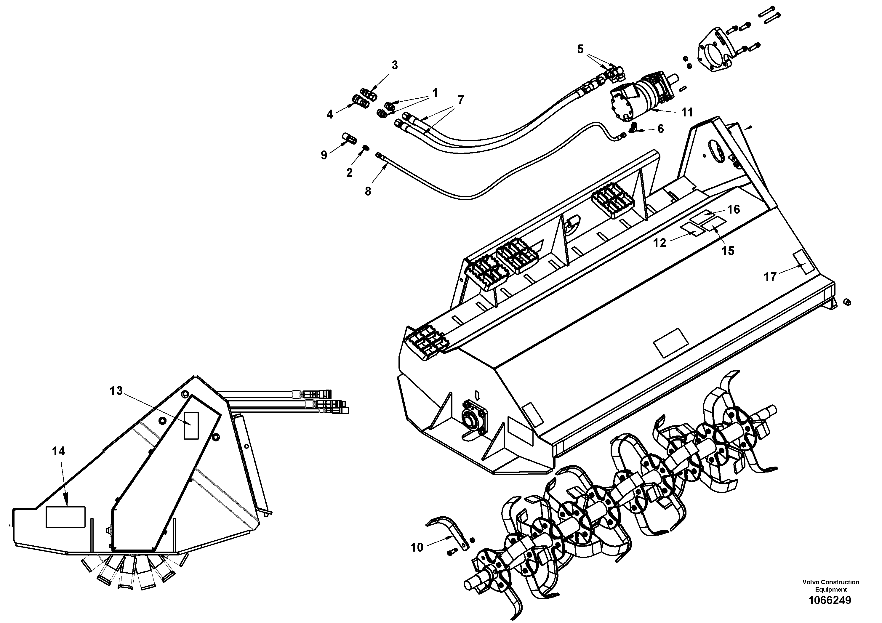 Bearing, washer VOE16218599 VOLVO