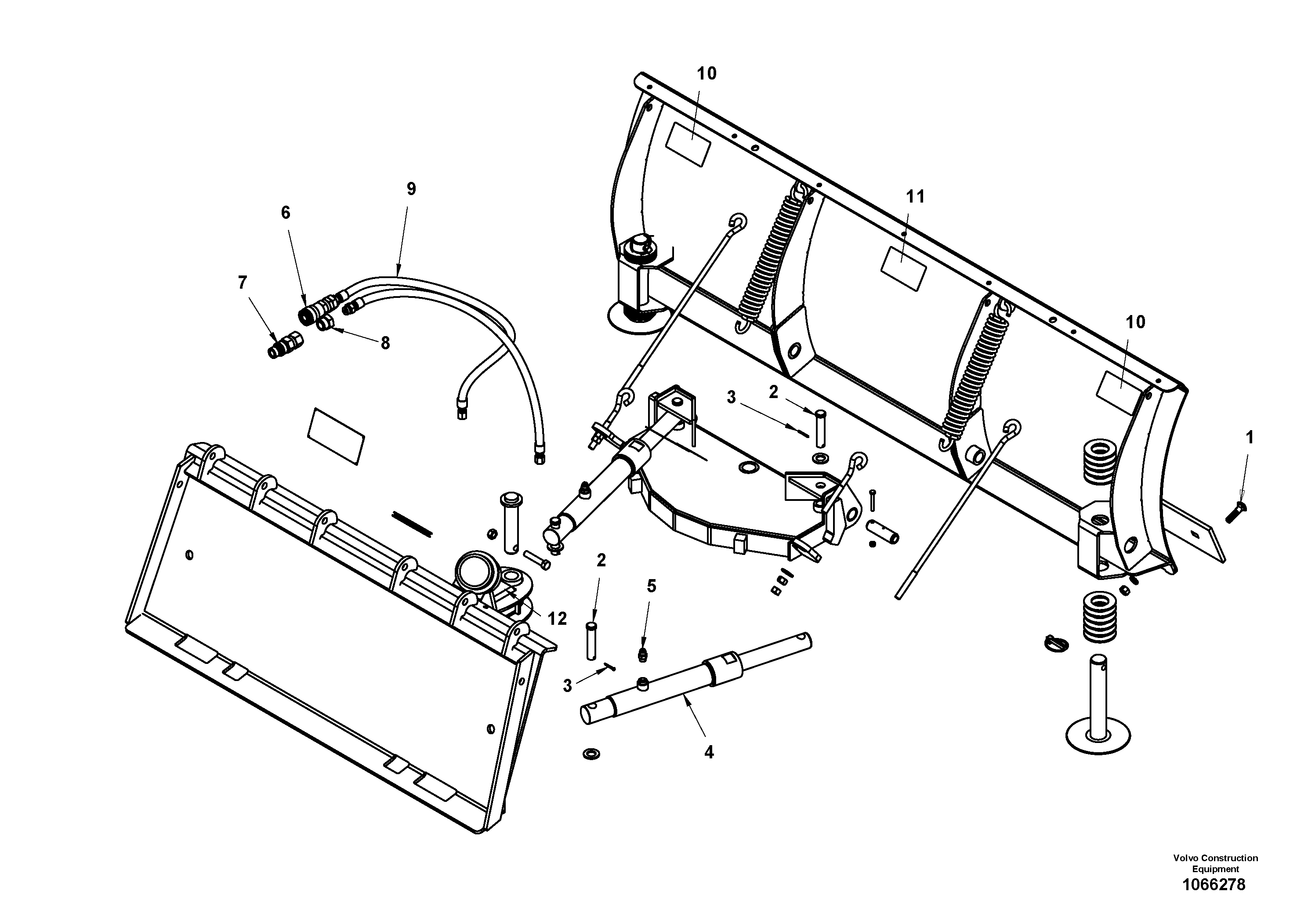 Hood Hinge VOE16220693 VOLVO