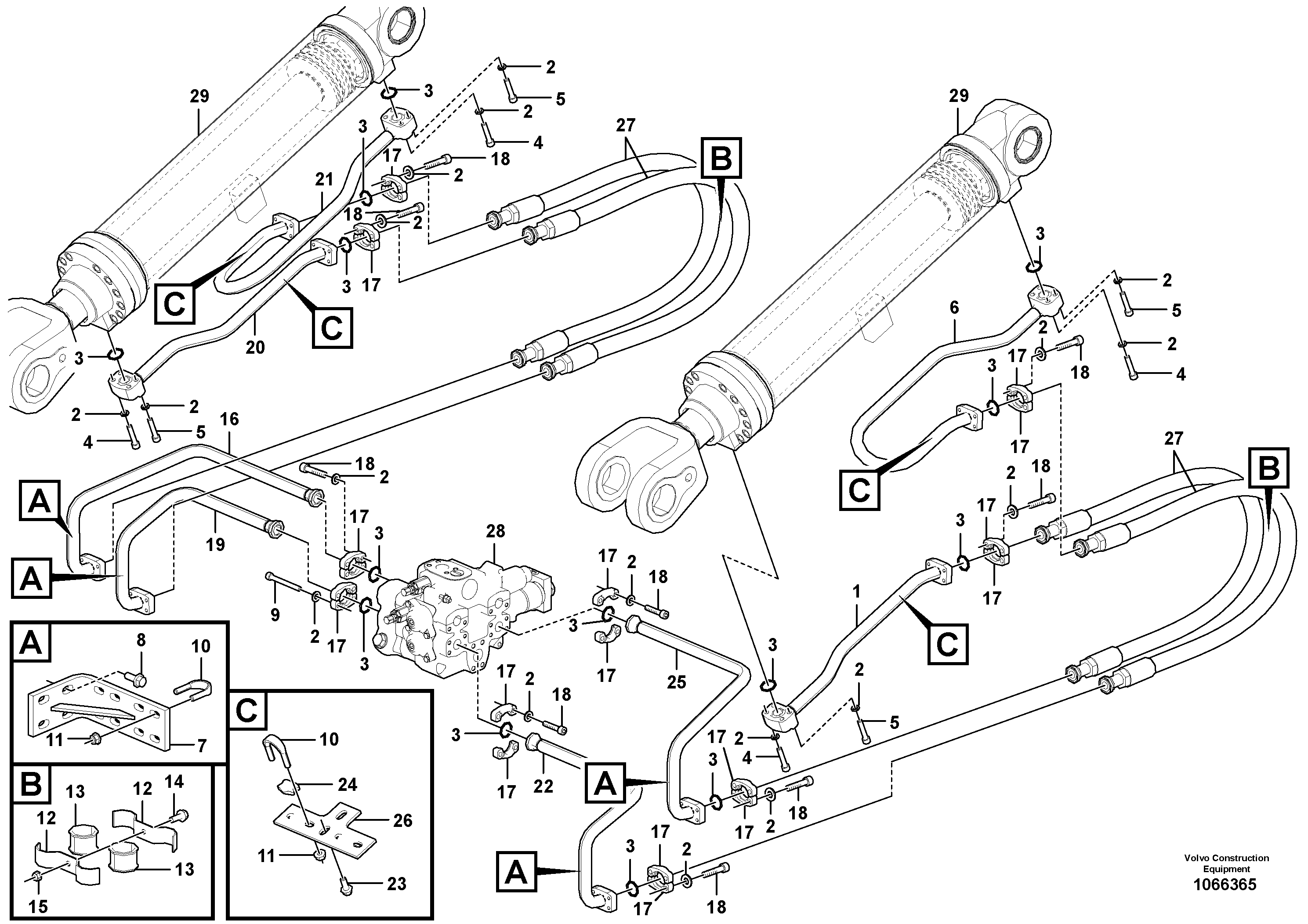 Приборы VOE16036890 VOLVO