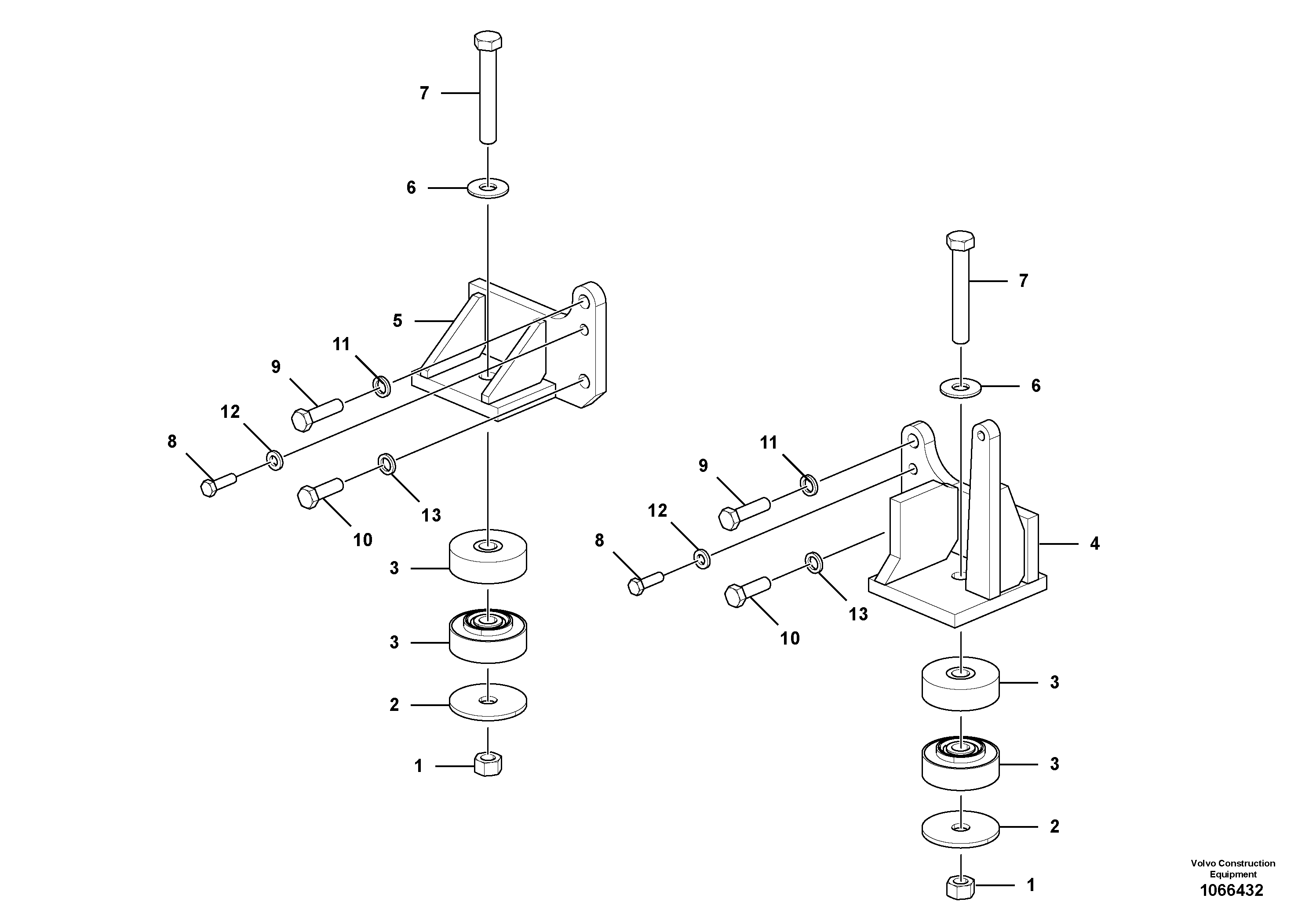 Seat frame VOE16046956 VOLVO