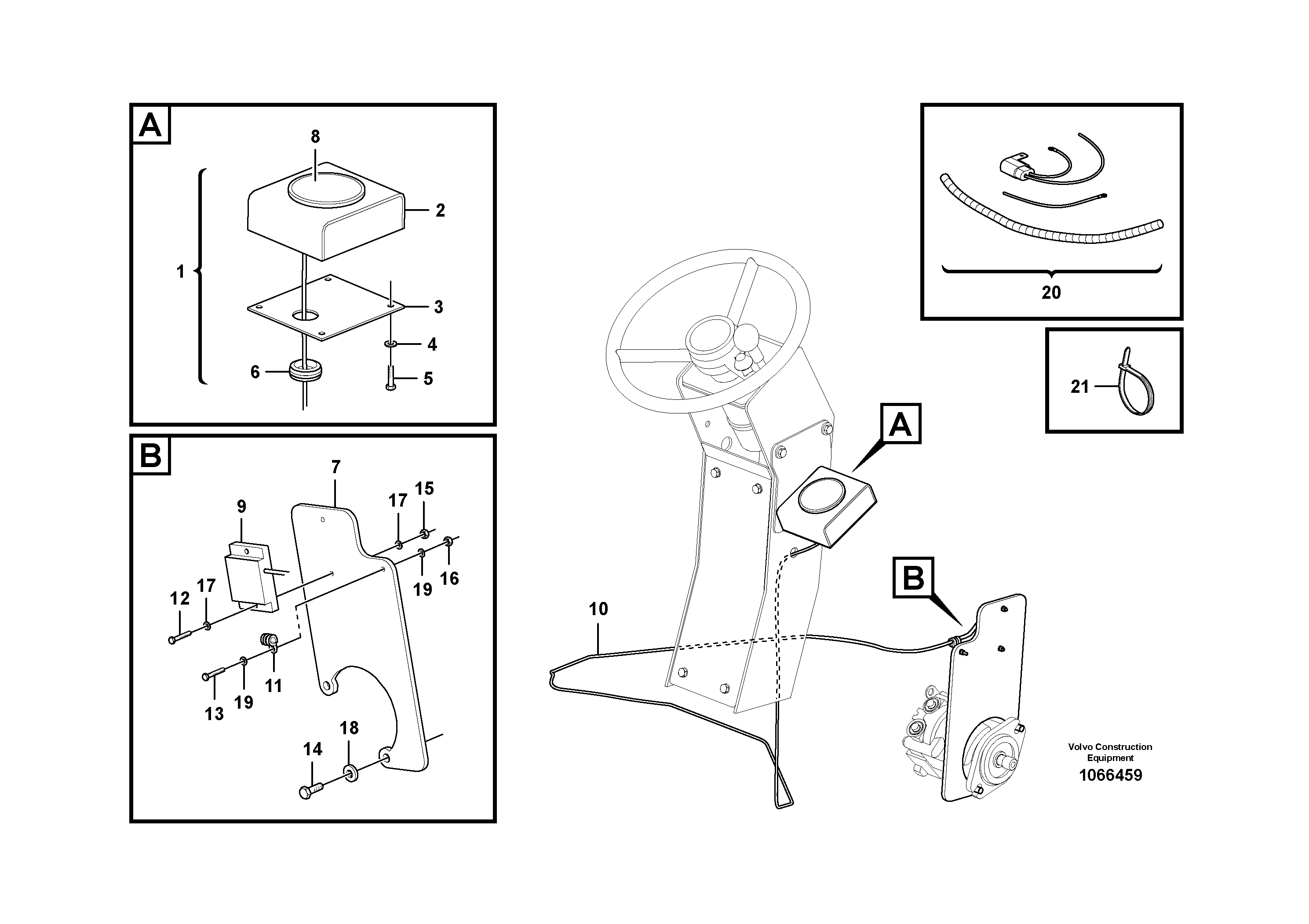 Radio Support VOE12780356 VOLVO
