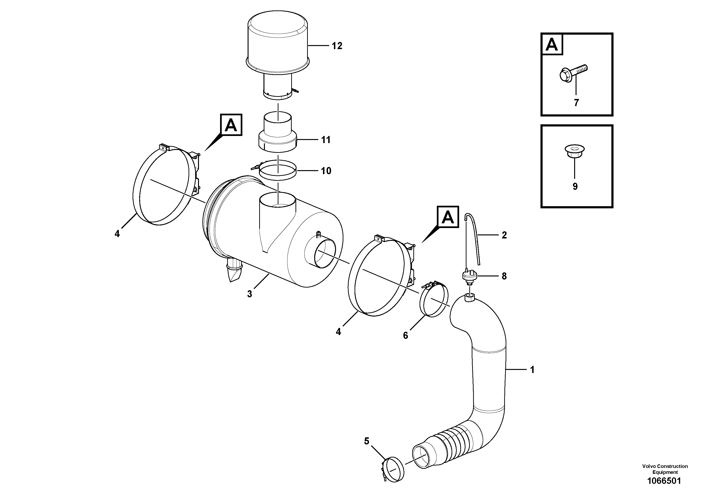 Fuel miser valve VOE17001674 VOLVO
