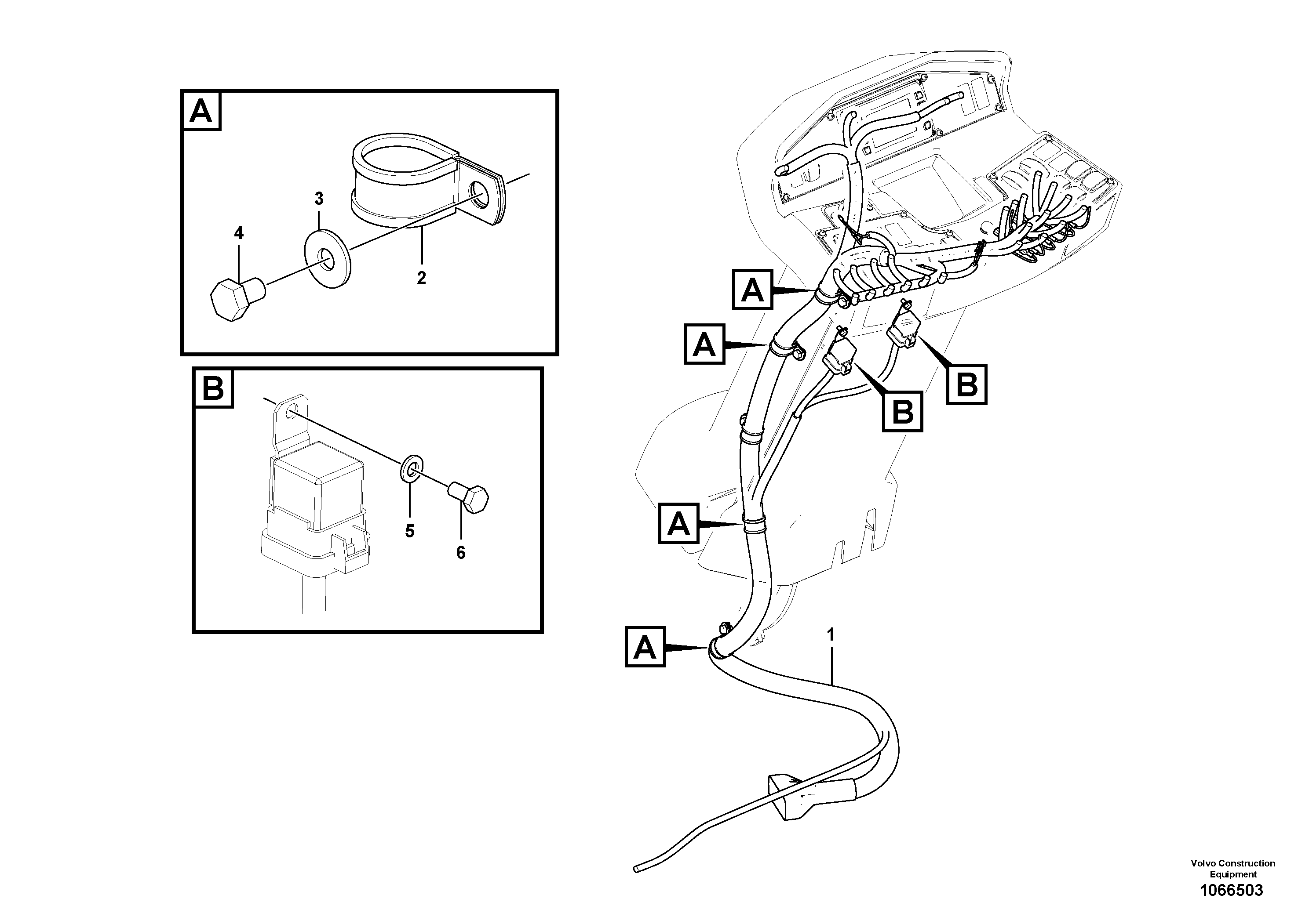 Wiring Harness VOE12839615 VOLVO