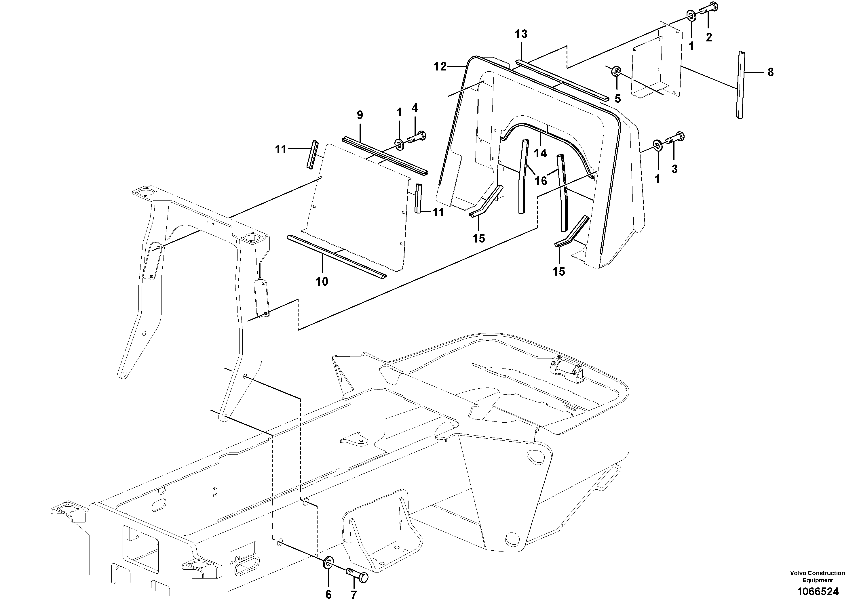 Cabin roof RM43857374 VOLVO