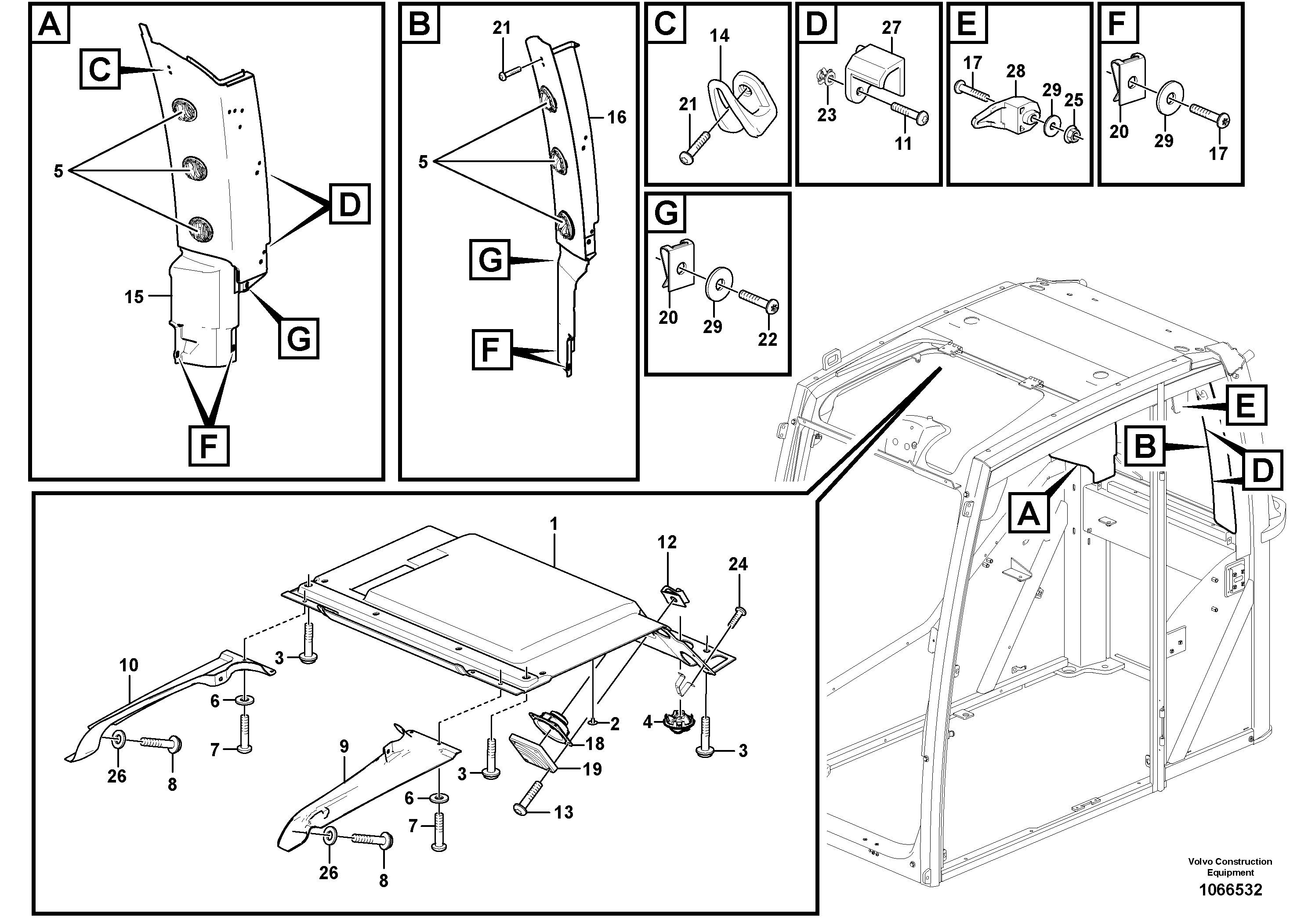Rear Section RM/VOE14643787 VOLVO