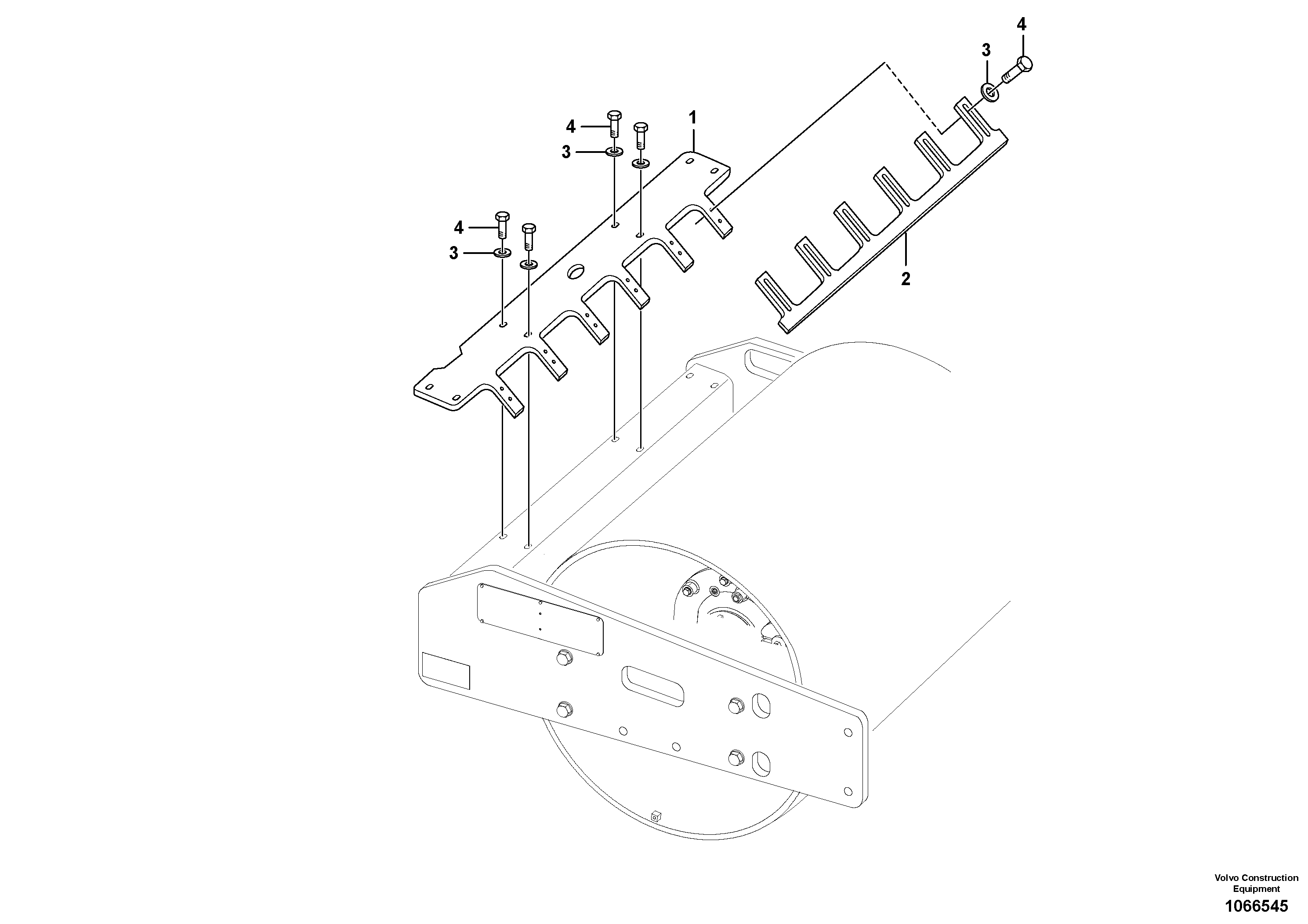 Cross Plate VOE12768795 VOLVO