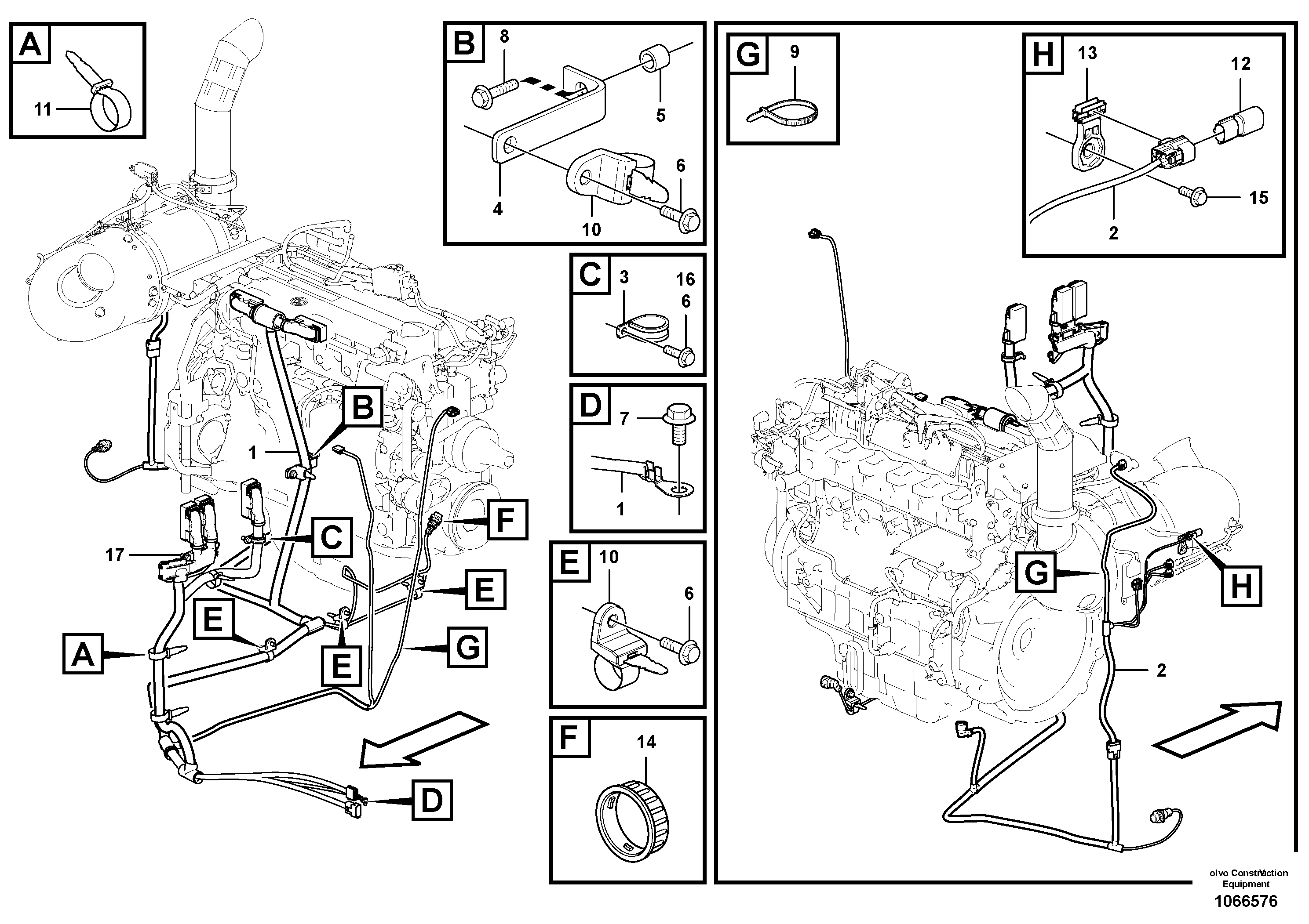 Support Leg VOE14640304 VOLVO