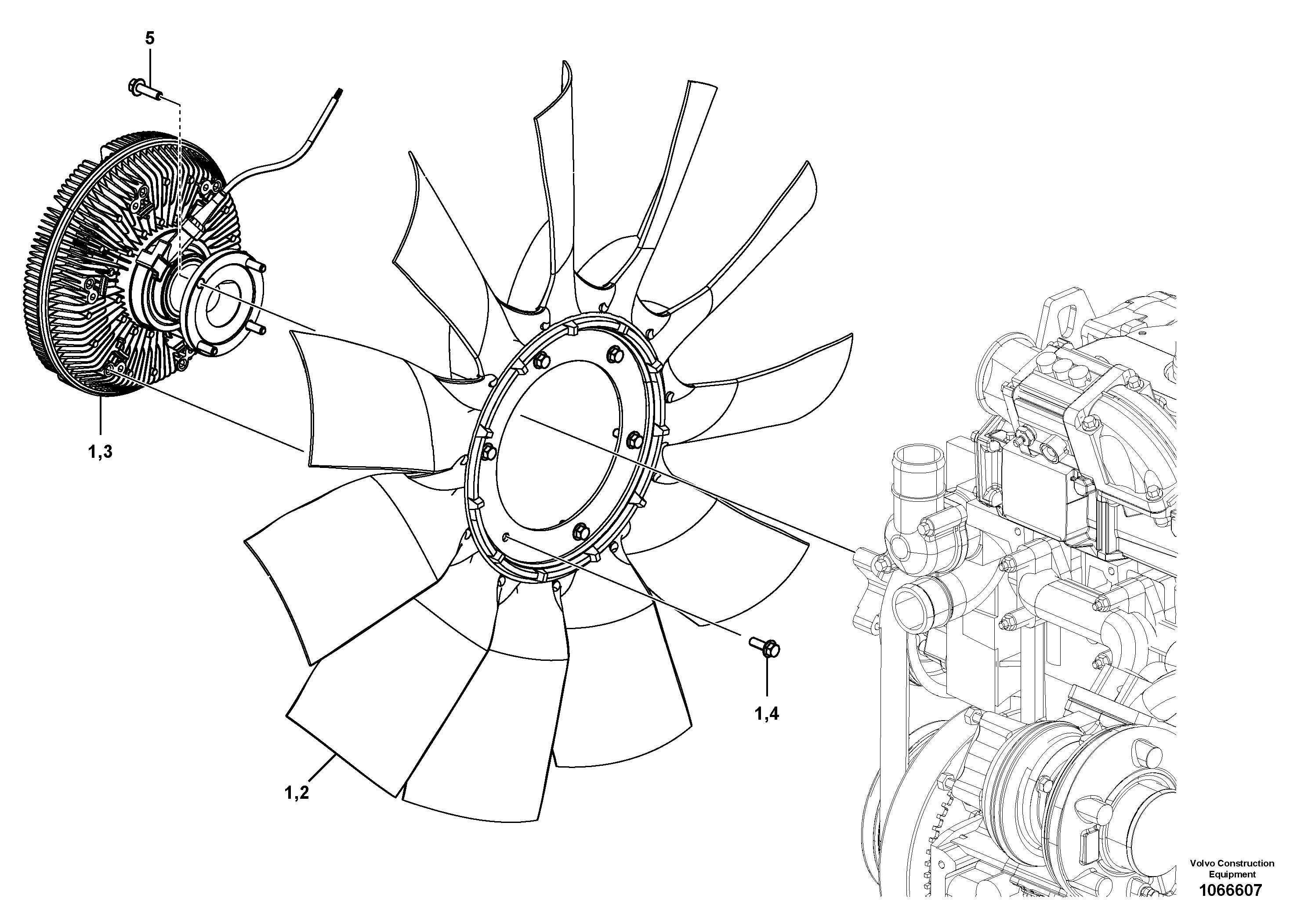 Fan 17001806 VOLVO