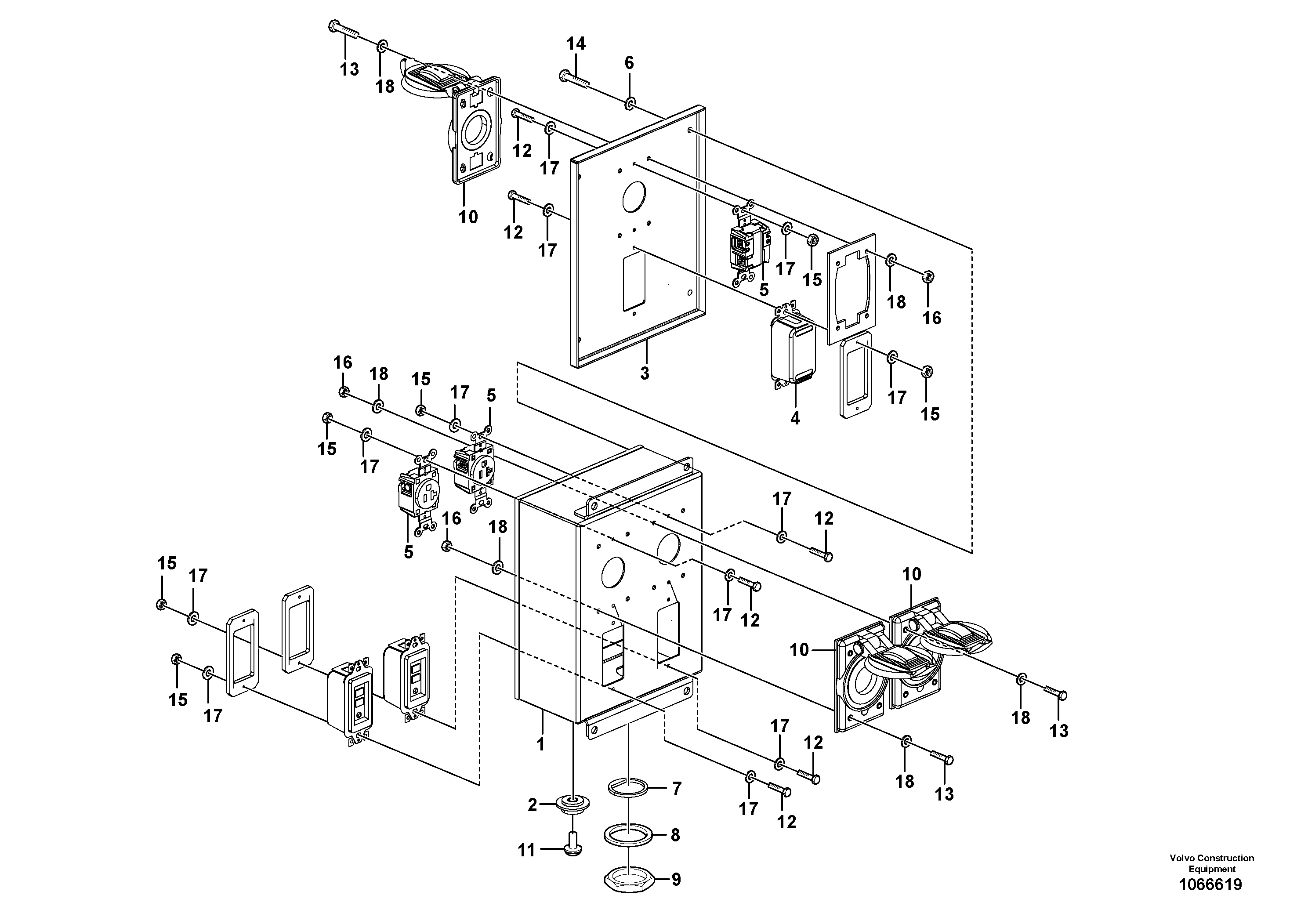 Radio Support VOE12779718 VOLVO