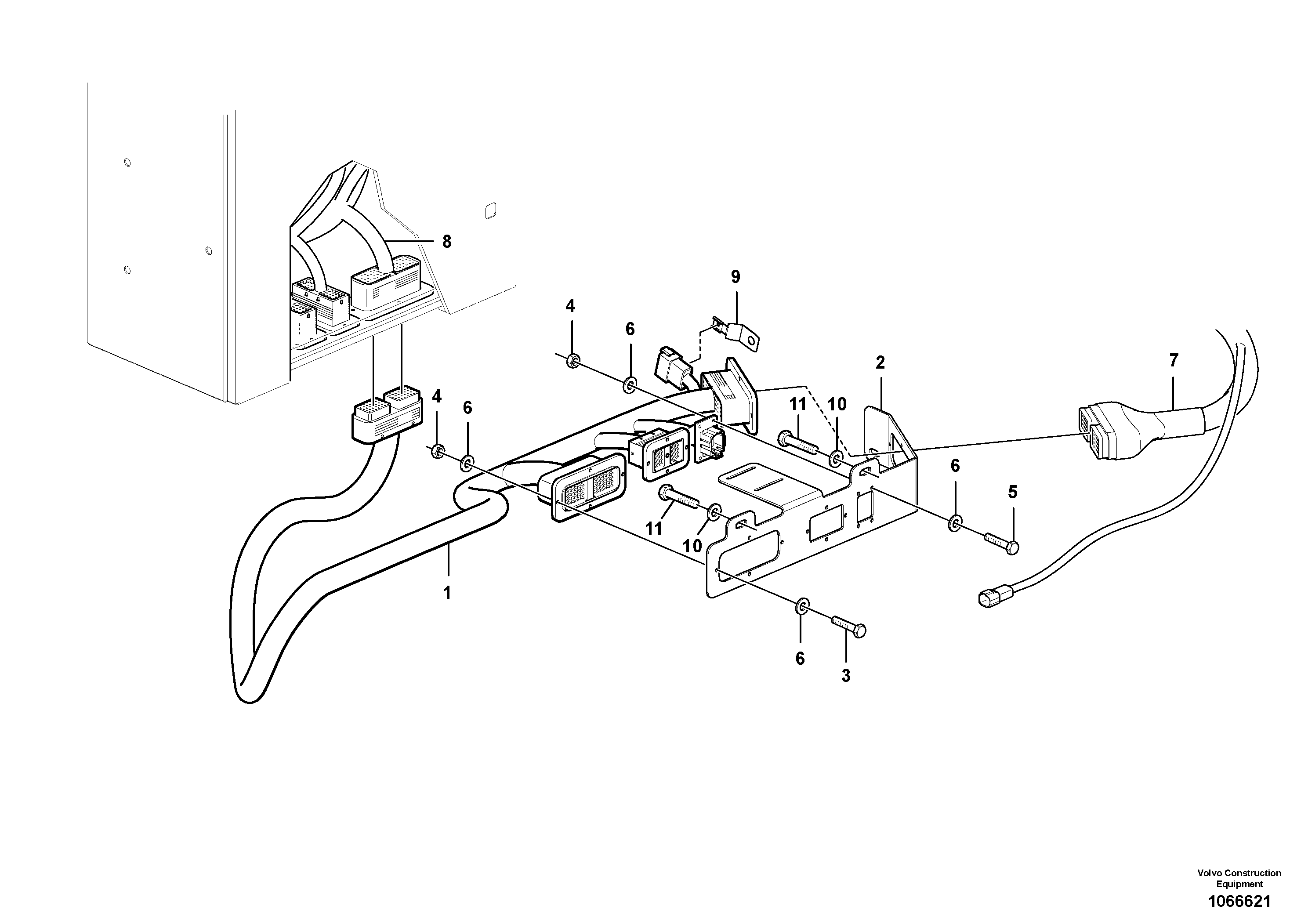 Support Plate VOE12793089 VOLVO