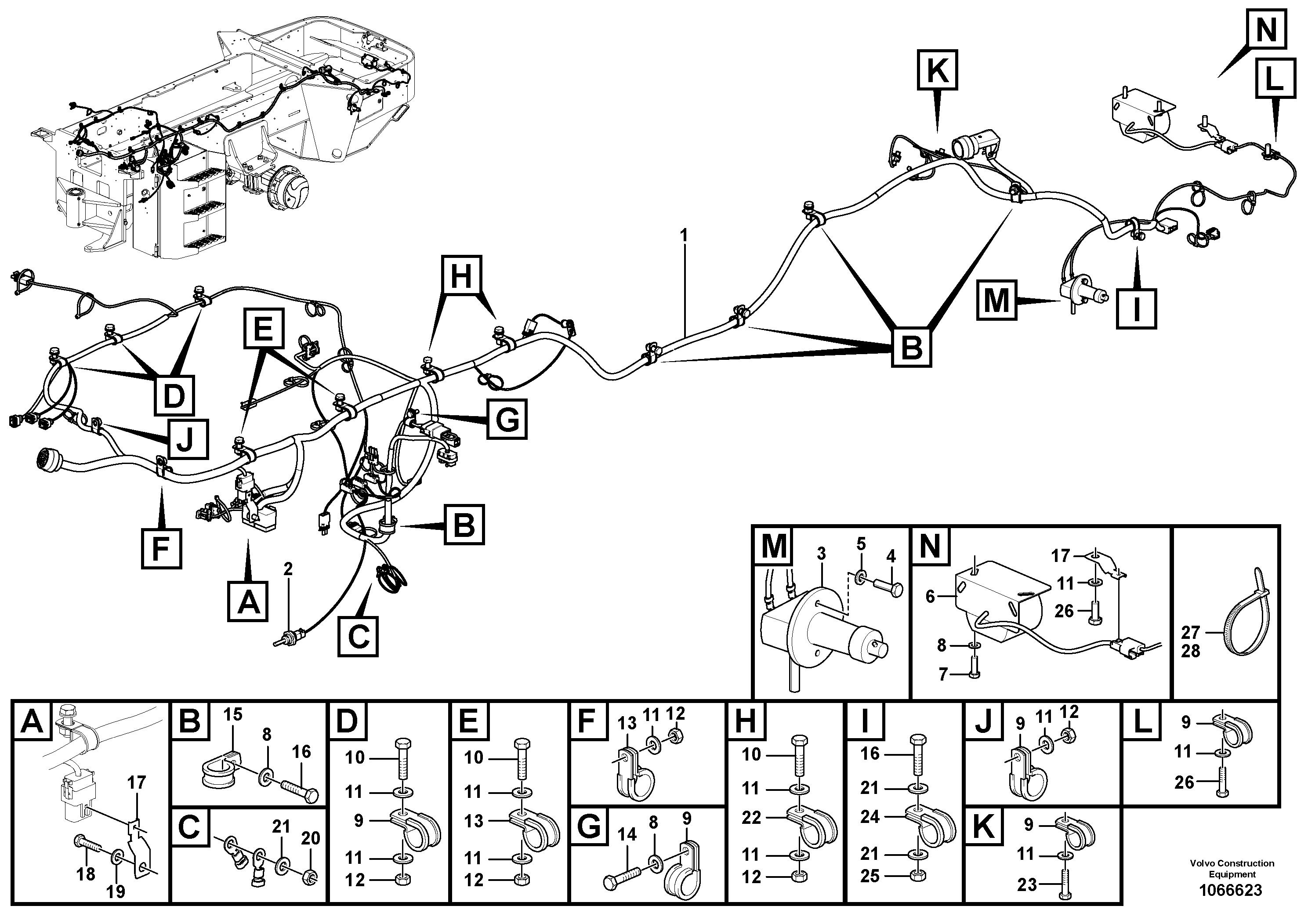 Mounting rail RM96702782 VOLVO