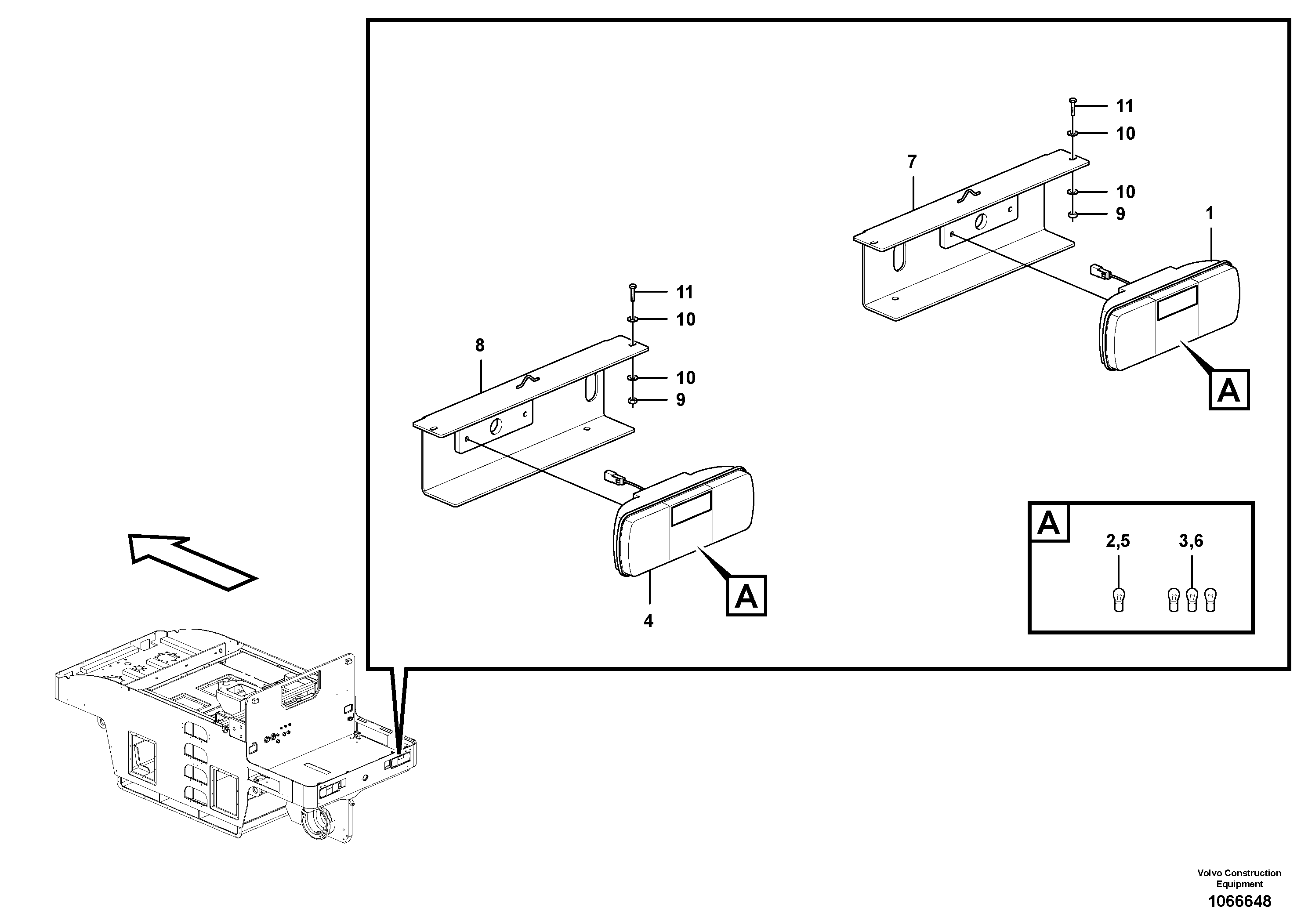 Hydr. Cylinder, Boom VOE12811639 VOLVO