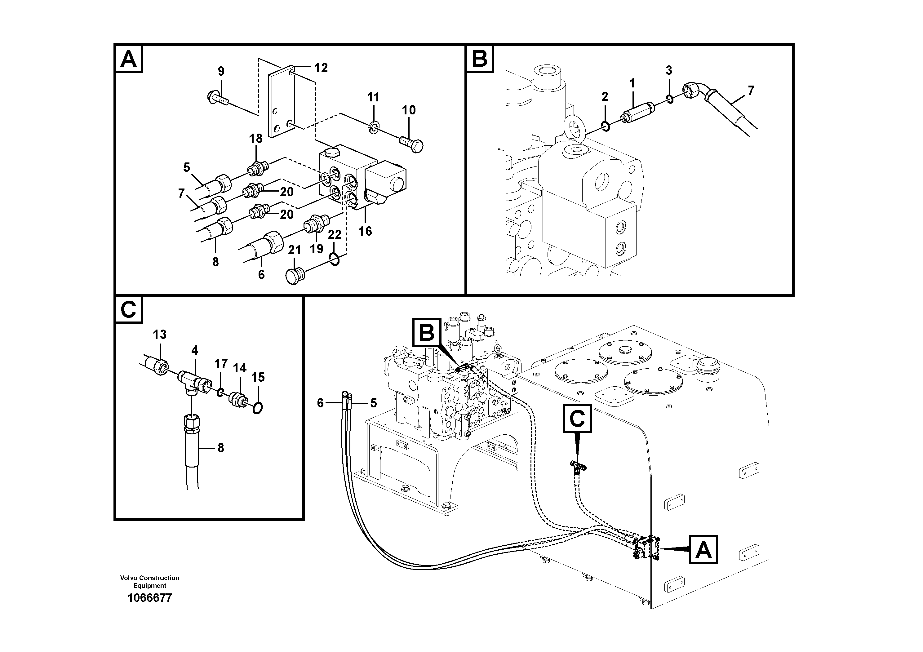 Timing gear casing VOE15800392 VOLVO