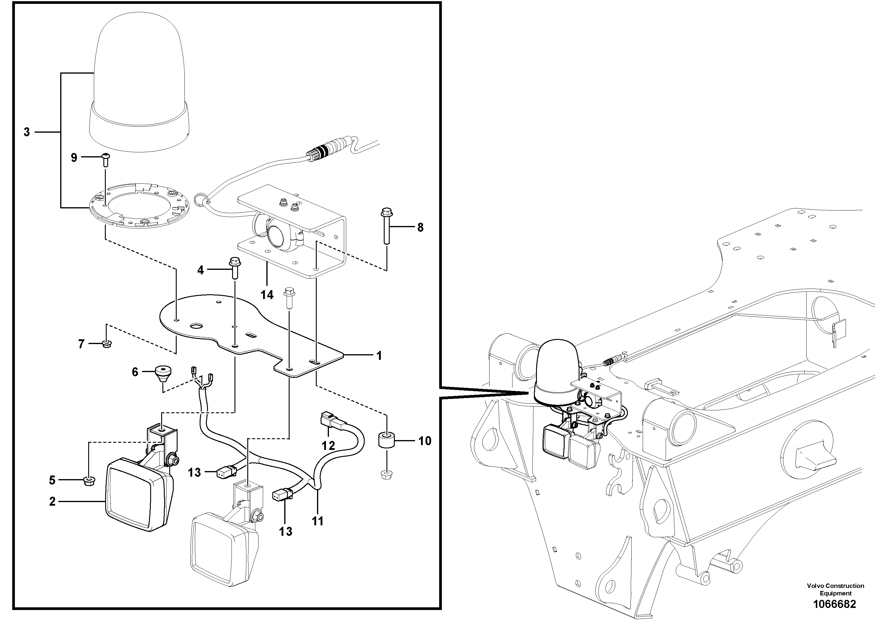 Rec.housing VOE16832155 VOLVO