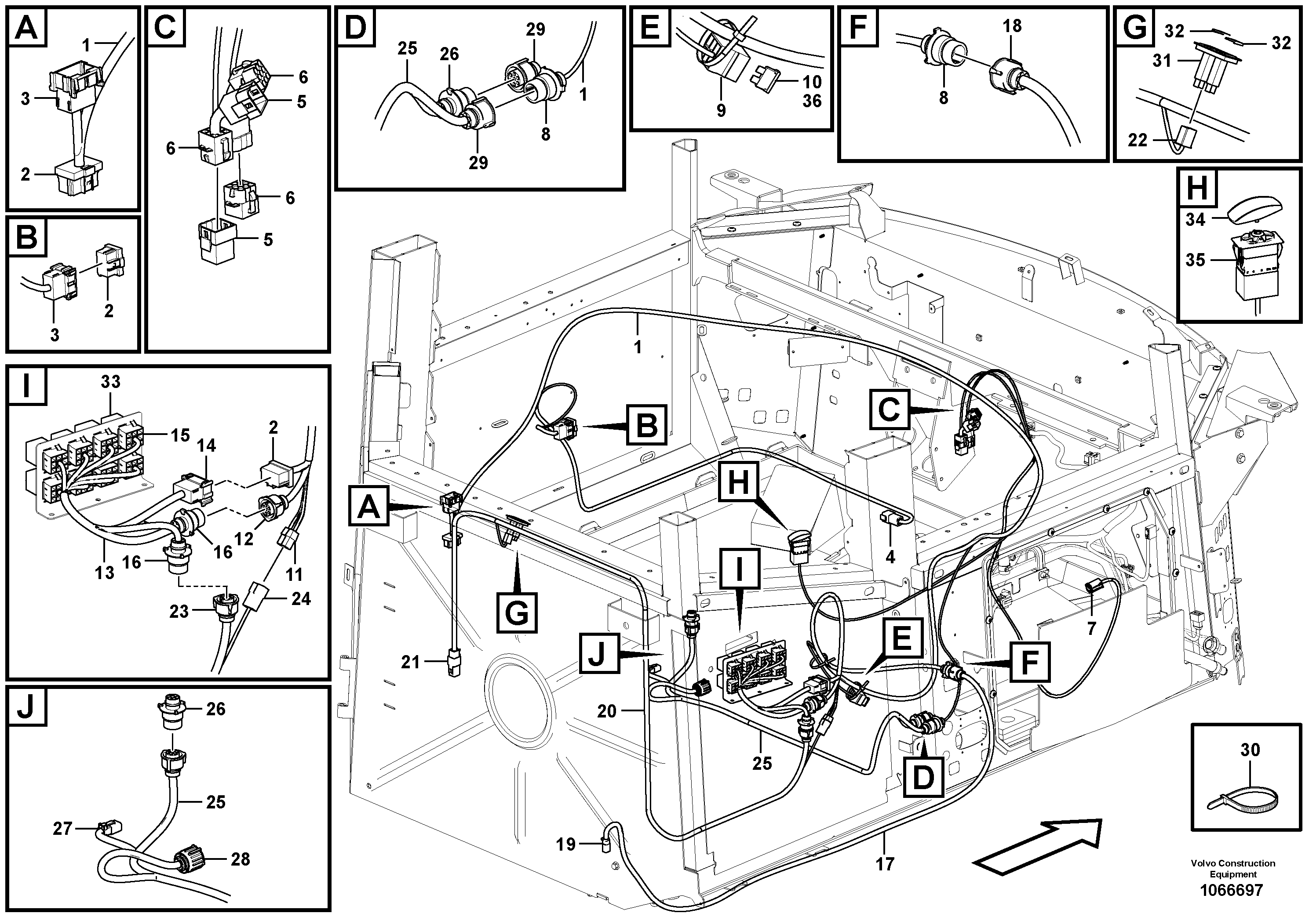 Панель детали VOE15014672 VOLVO