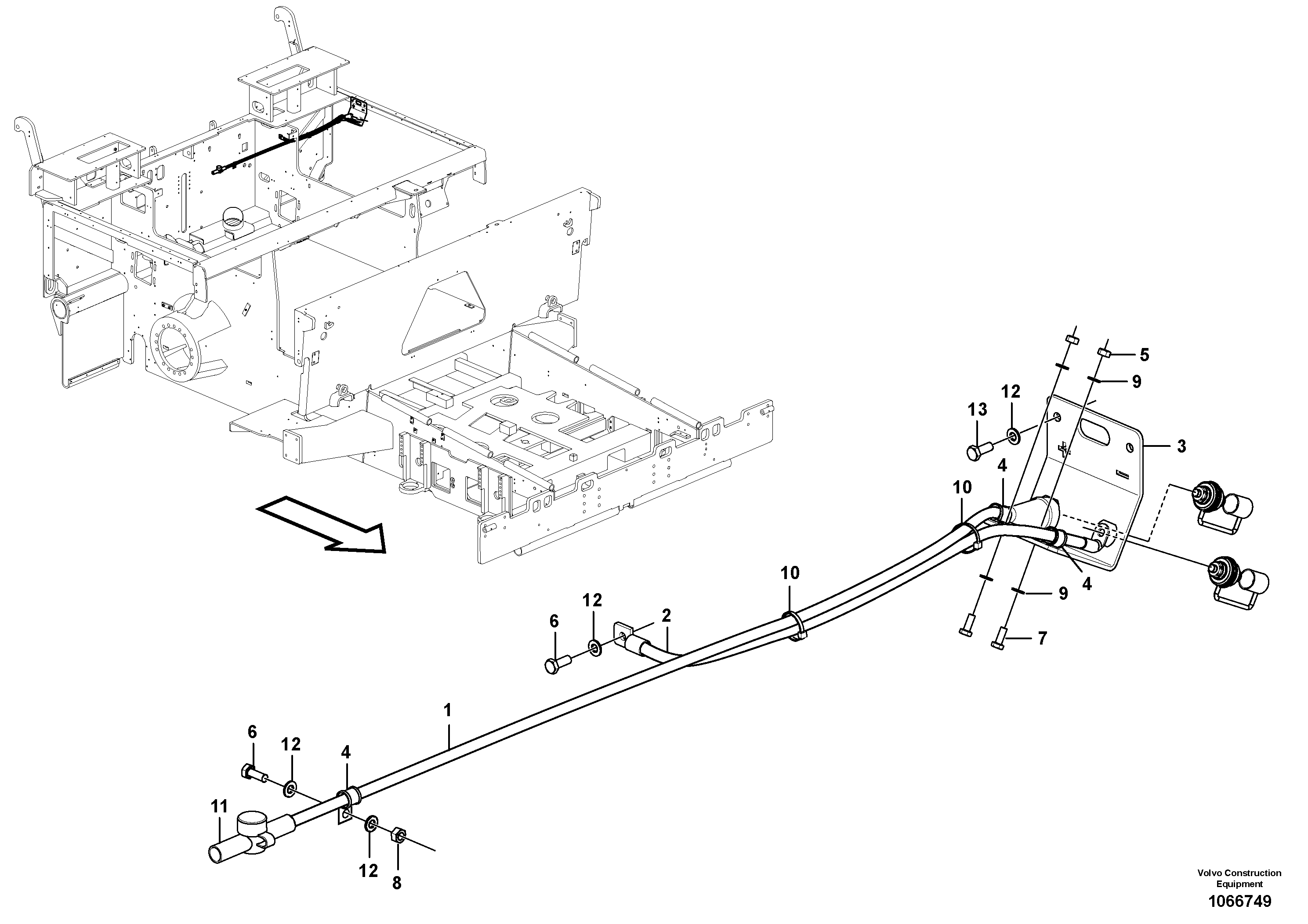 Radio Support VOE12762854 VOLVO