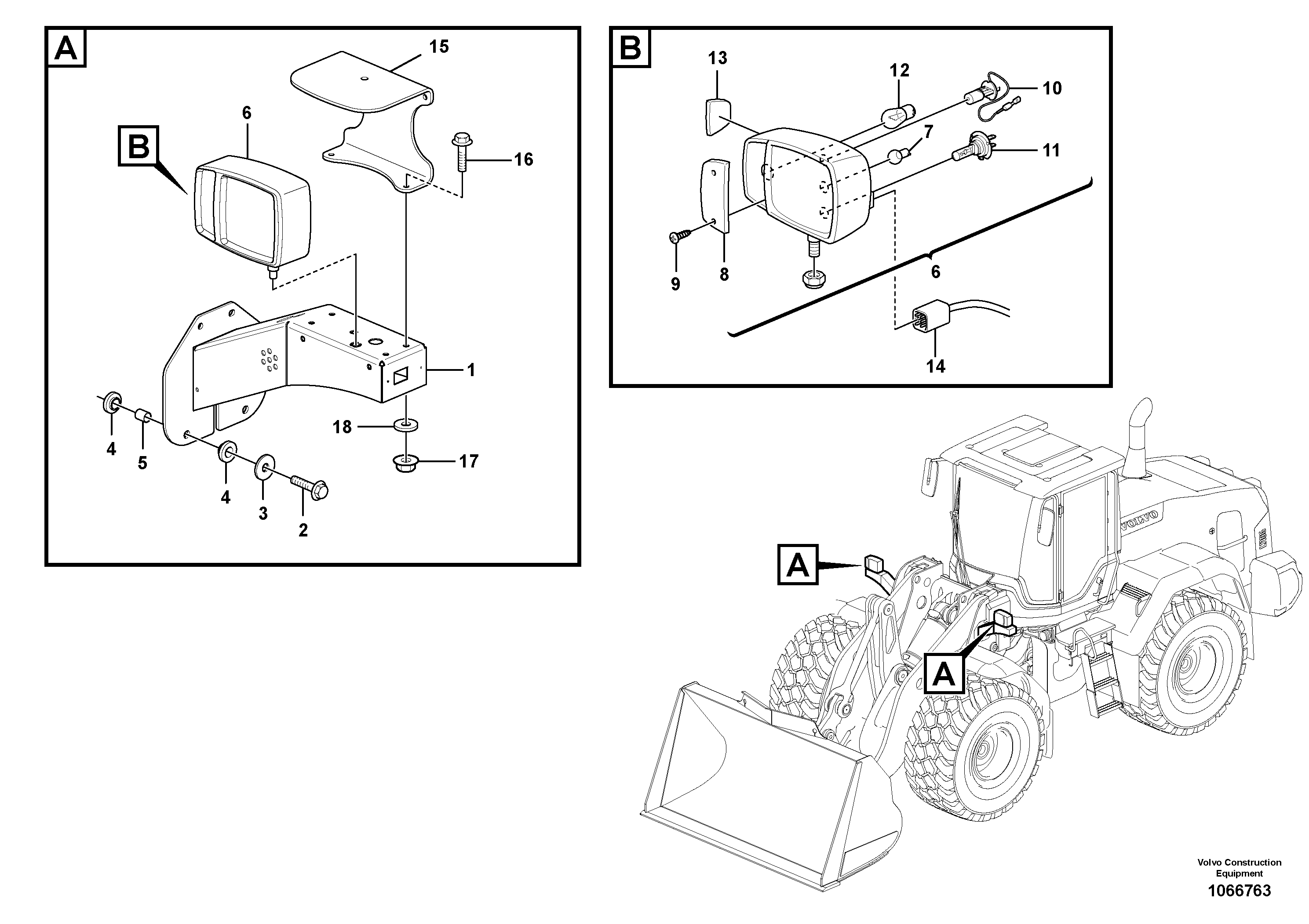 Support Leg VOE17005000 VOLVO