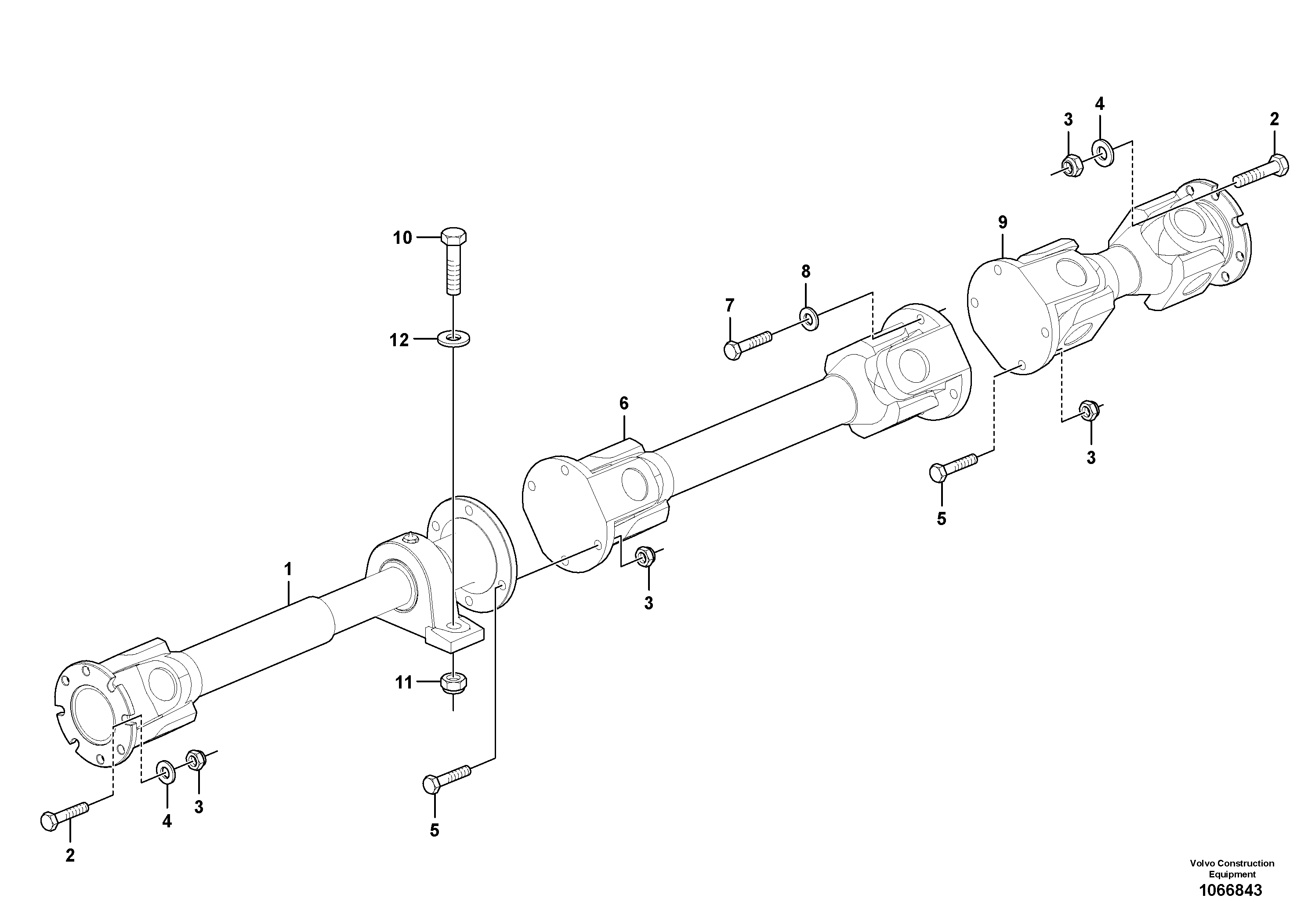 Mounting rail VOE992579 VOLVO