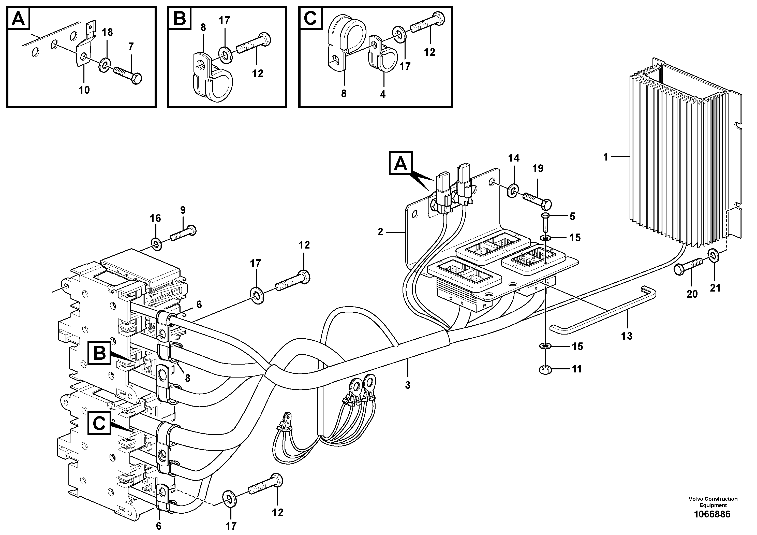 For upper engine part RM96701040 VOLVO