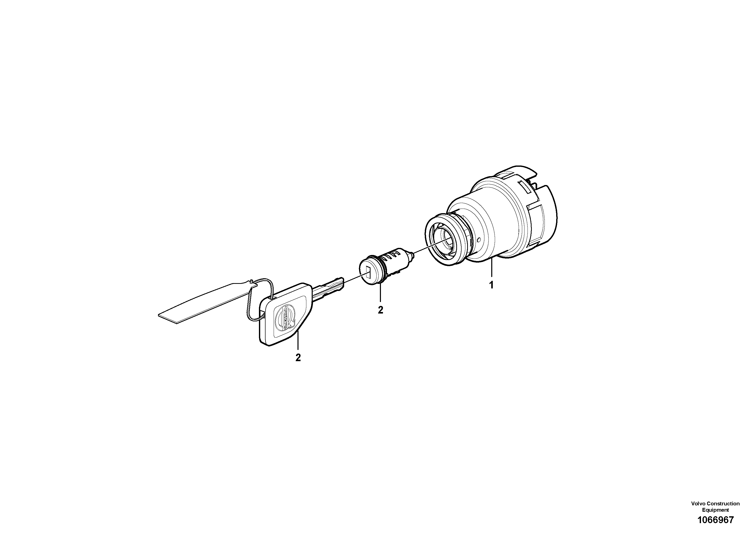 Valve Spindle VOE16026362 VOLVO