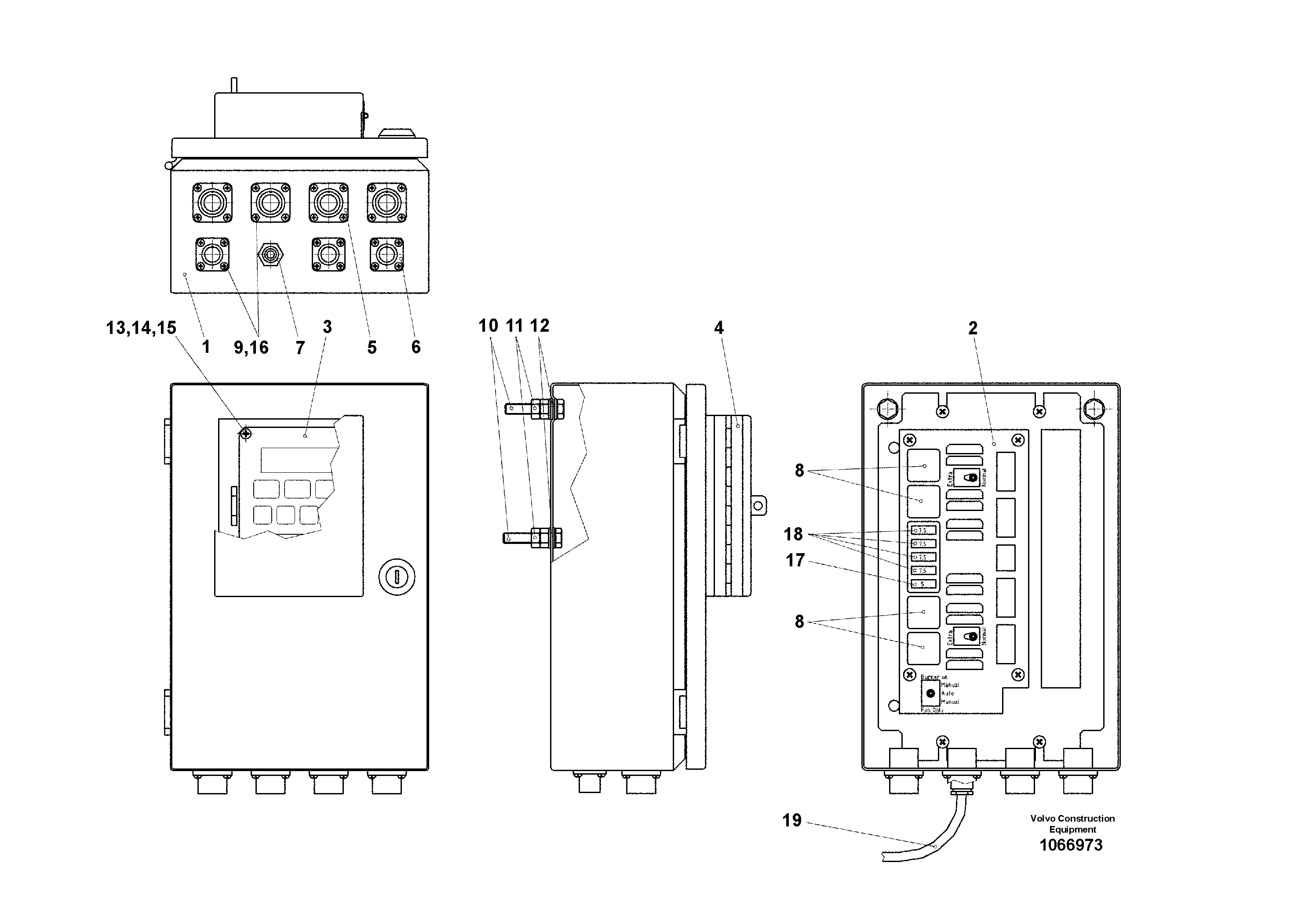 Radio Support VOE12766969 VOLVO