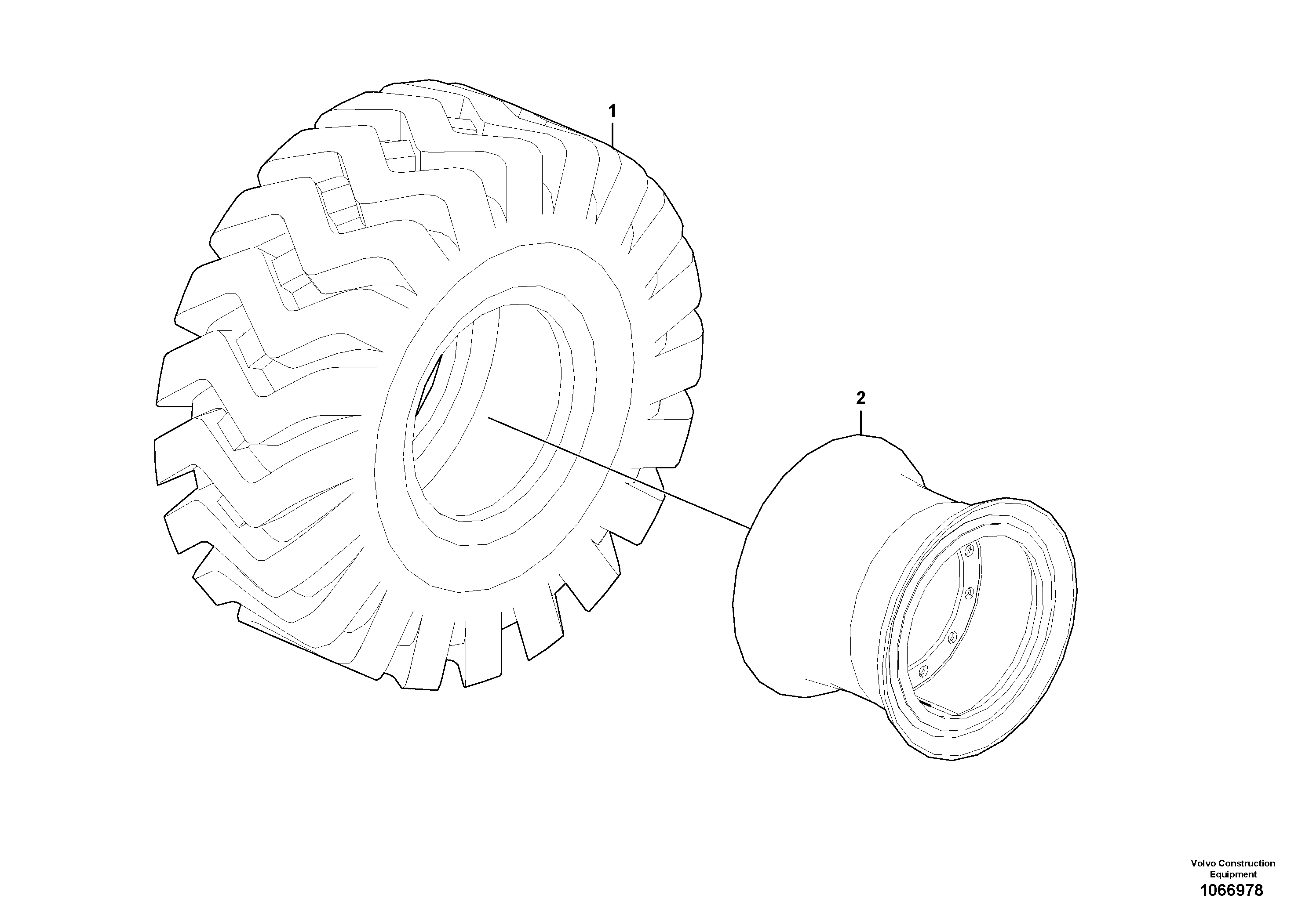 Front section VOE17003866 VOLVO