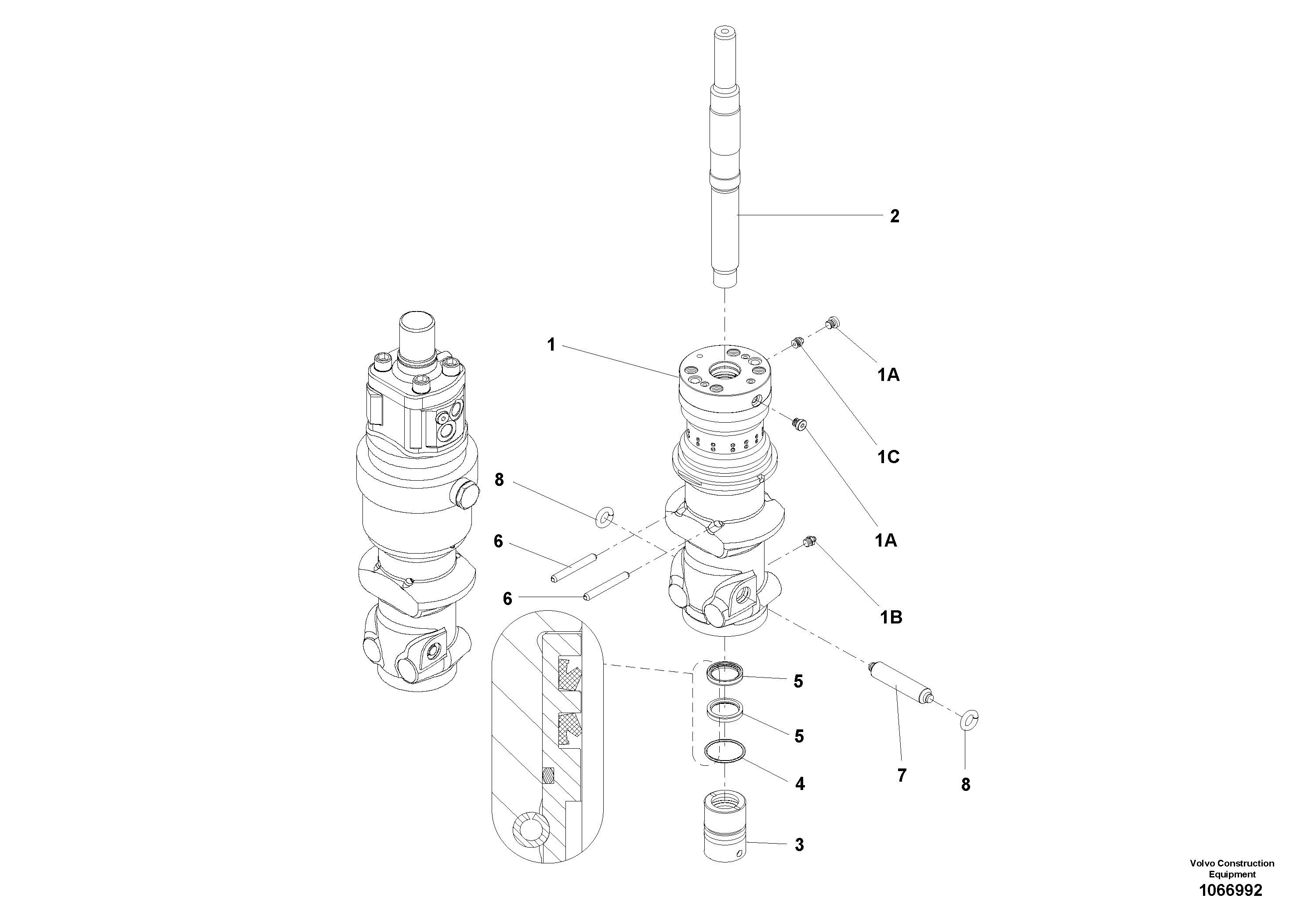 Swg Lk Cylinder VOE17250267 VOLVO