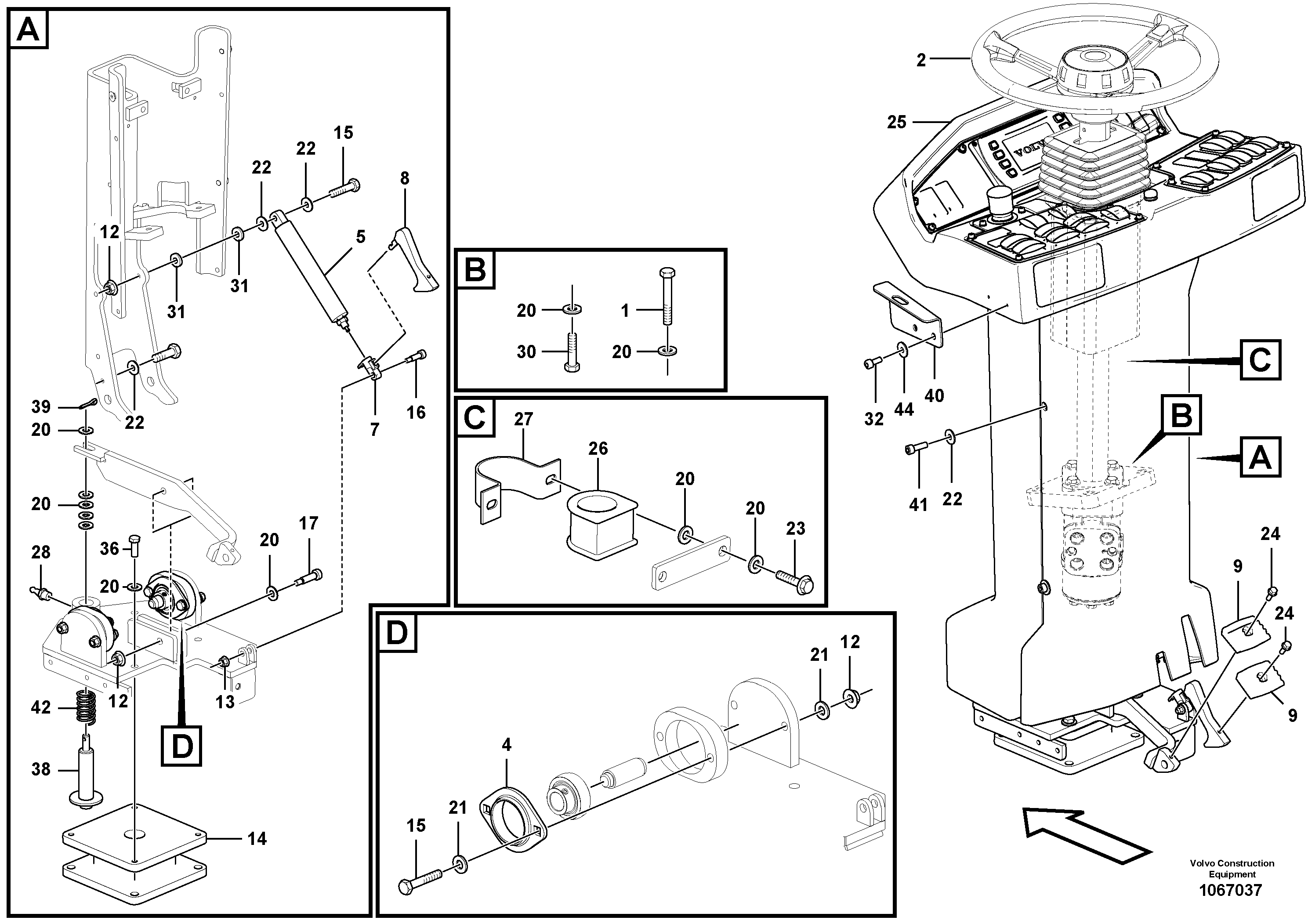 Balancer gasket VOE12793125 VOLVO