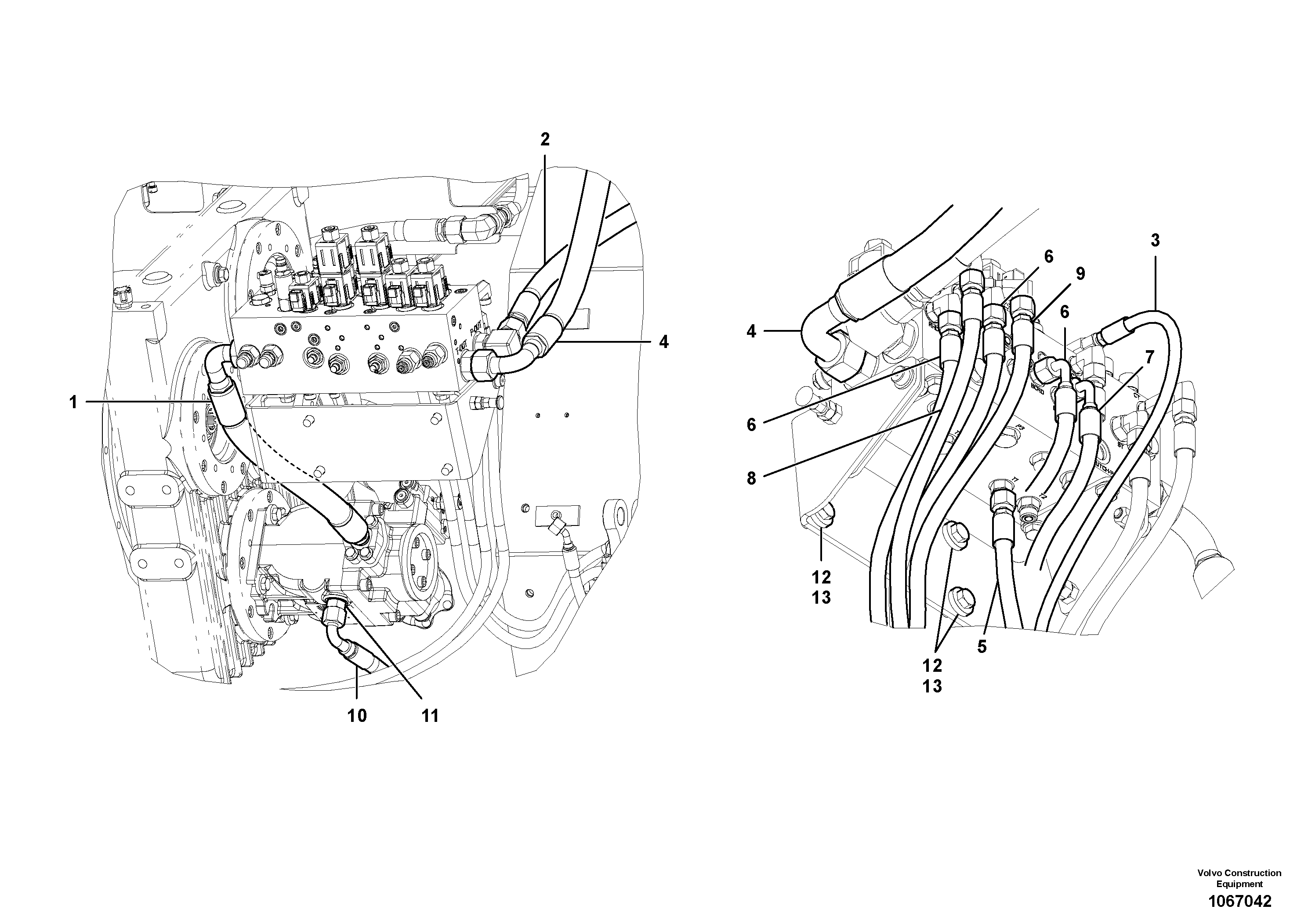 Timing gear casing VOE12760737 VOLVO