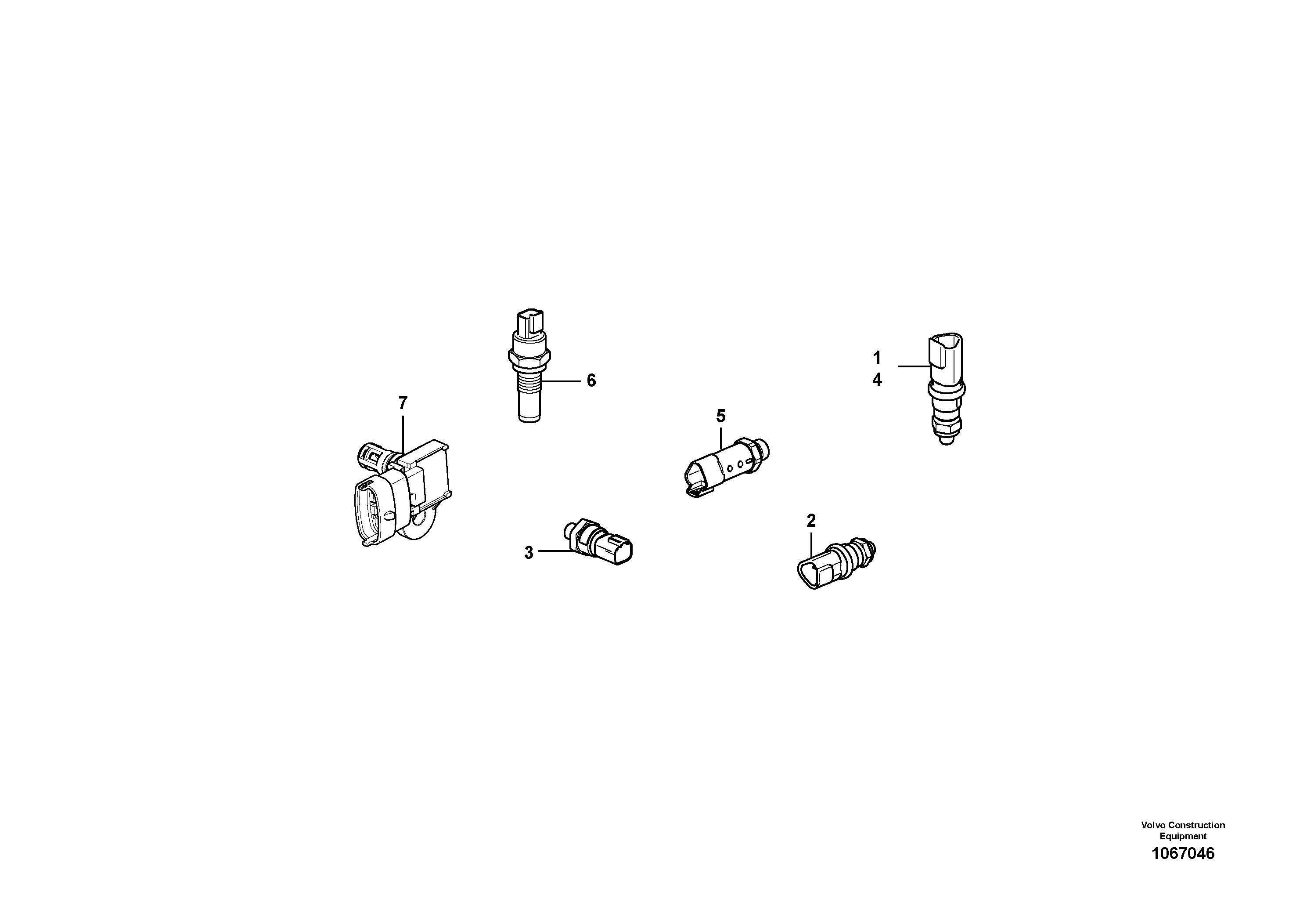 Cable bunch, cab VOE15072720 VOLVO