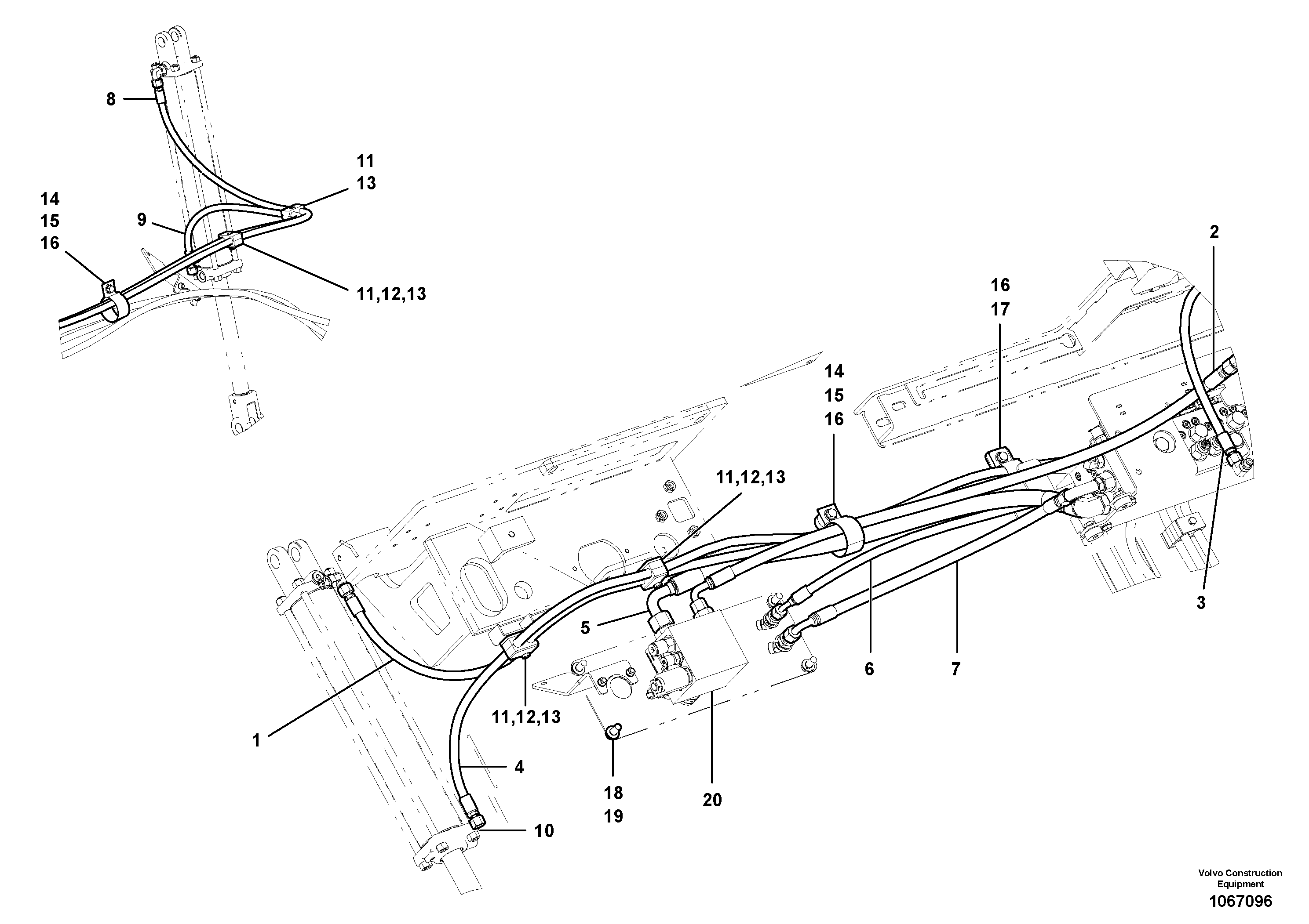 Timing gear casing VOE12780185 VOLVO