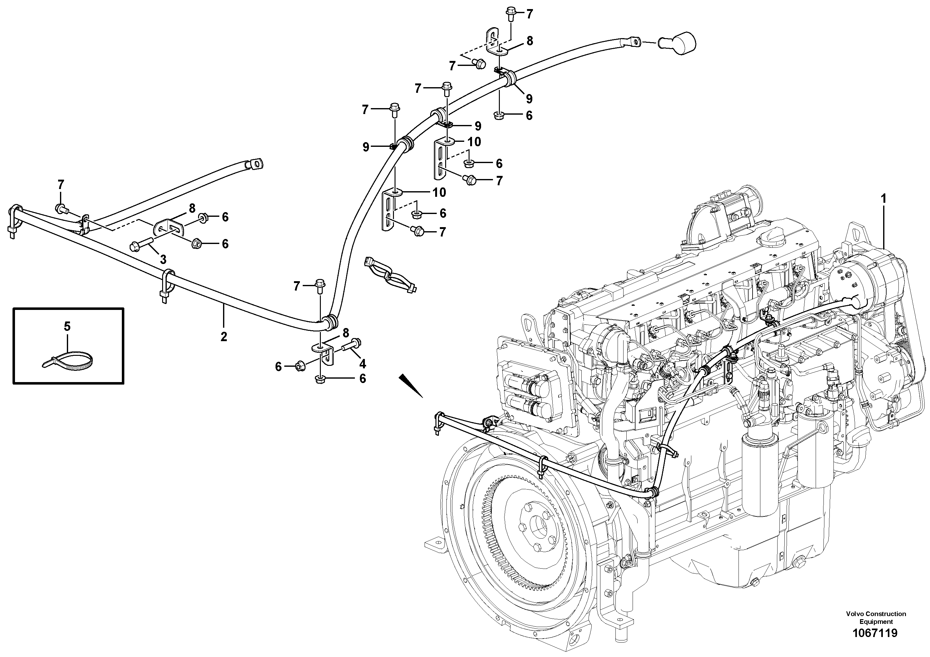 Brush Bearing VOE17010727 VOLVO