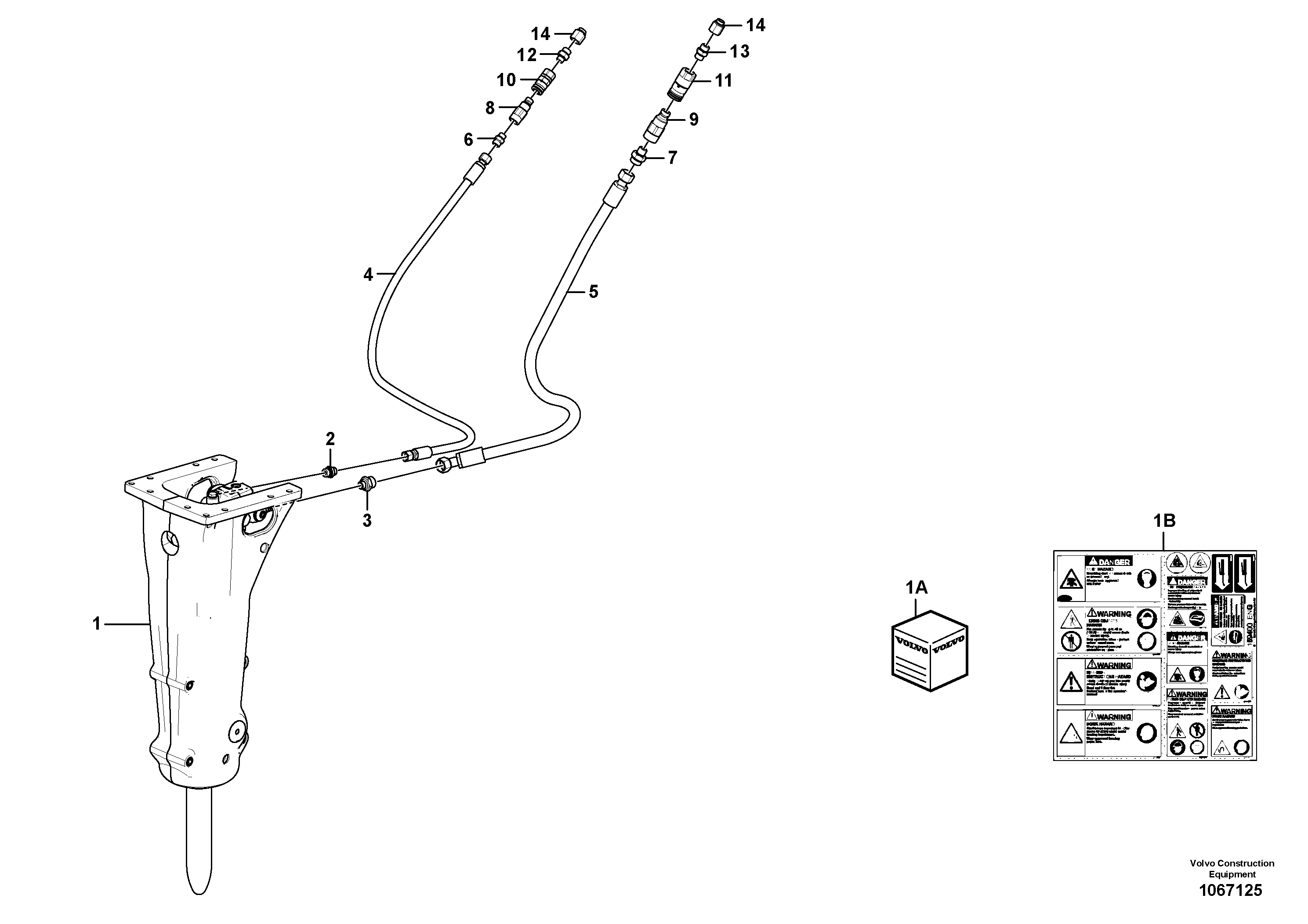 Lubricant Line VOE15670576 VOLVO
